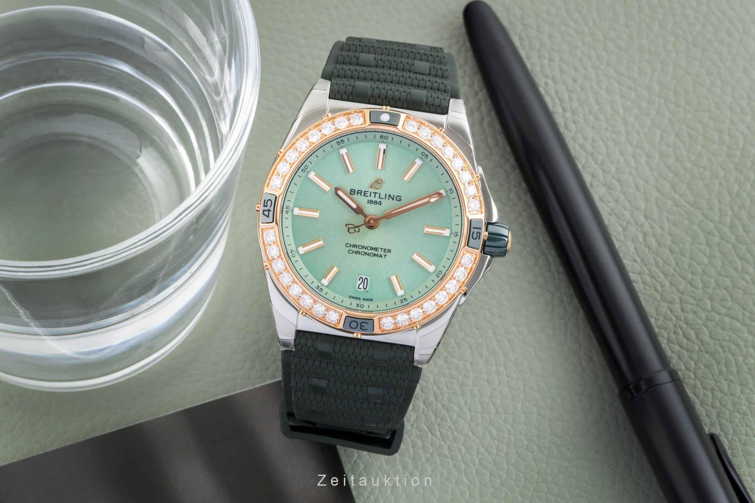 Breitling Chronomat acier / or  automatique montre pour femmes U17356531L1S1 LP: 13250EUR  [2603670]