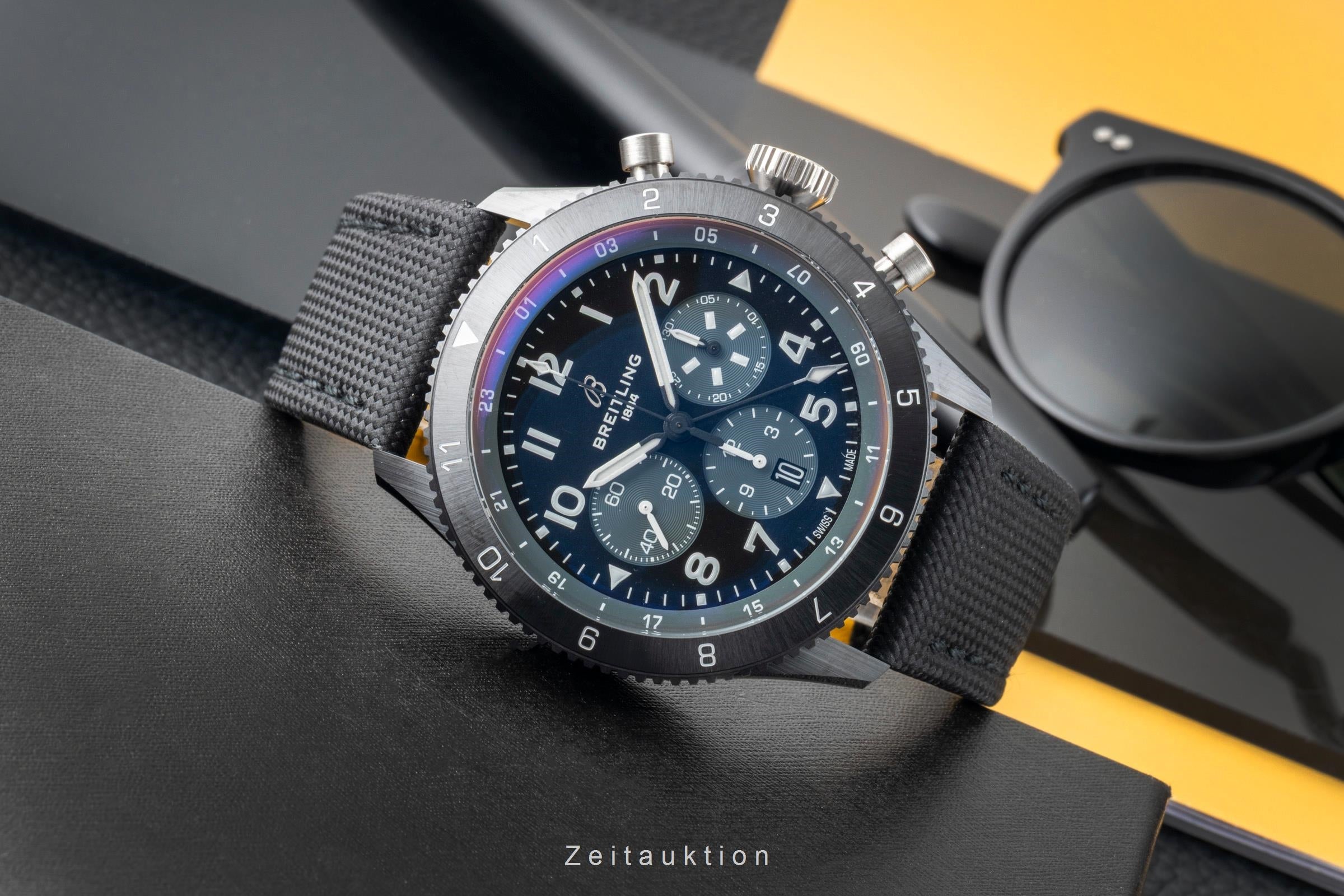 Breitling Classic Super Avi Chronograph GMT Mosquito Night Fighter SB04451A1B1X1 [2603672]