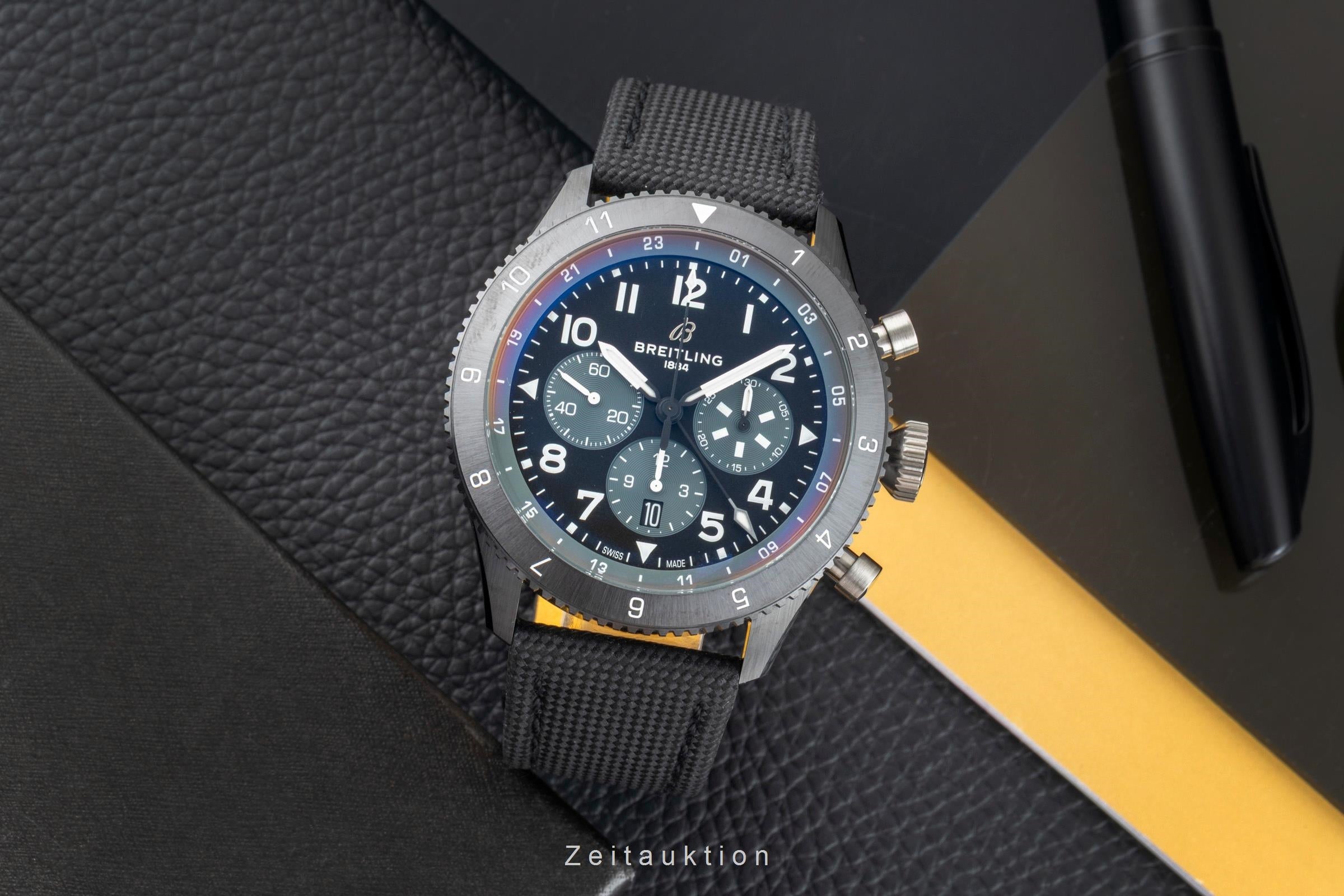 Breitling Super Avi chronograph ceramic automatic men's watch SB04451A1B1X1 LP: 12750EUR  [2603673]