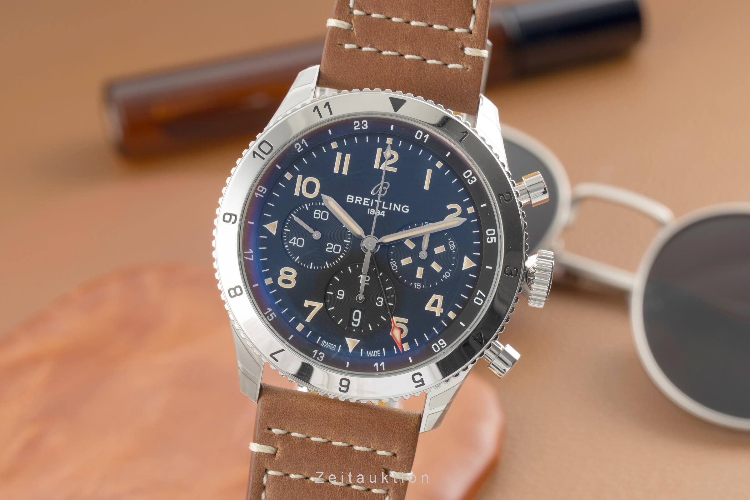 Breitling Super Avi Chronograph GMT 46 P-51 Mustang AB04453A1B1X1 NP: 11100,- € [2603676]