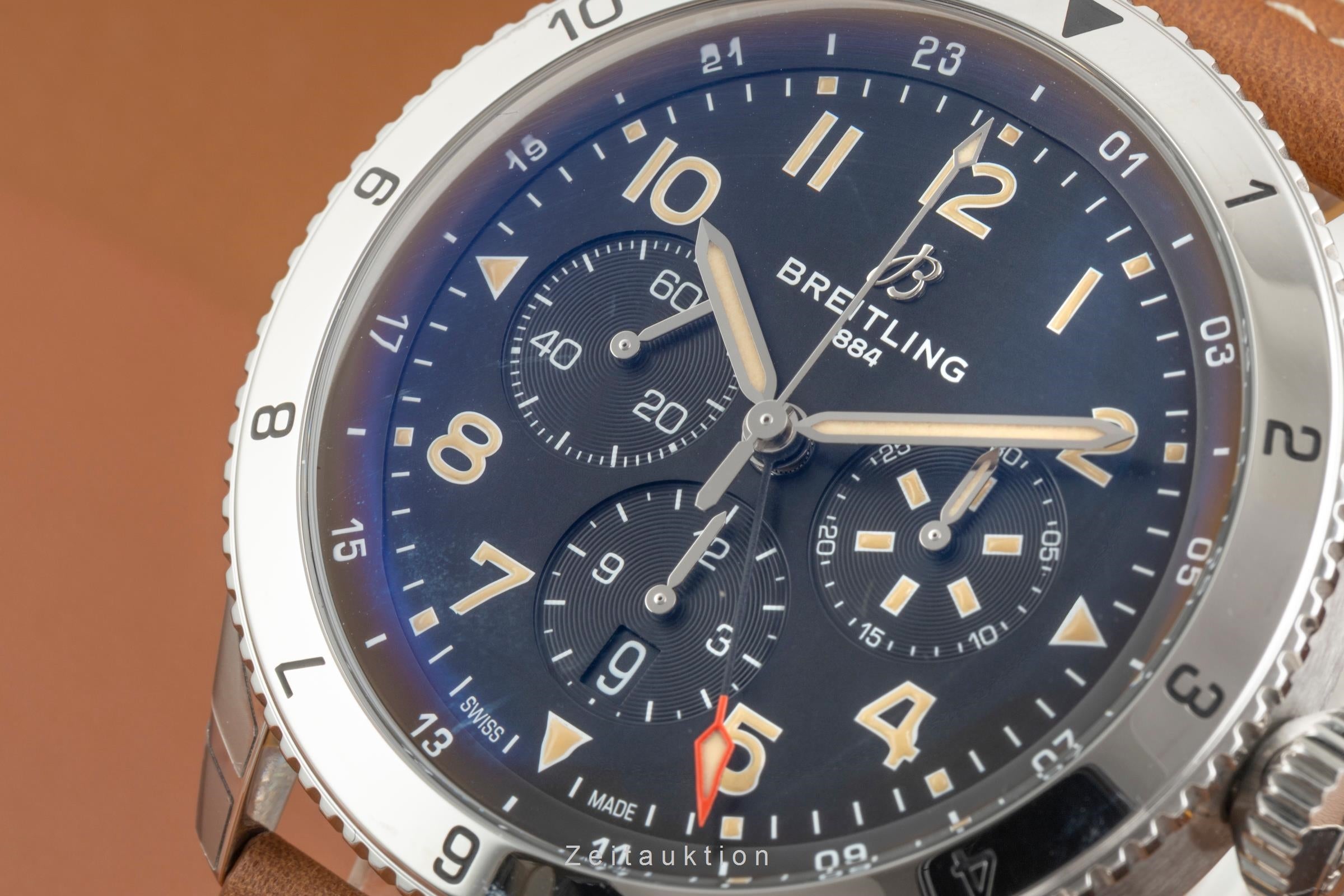 Breitling Super Avi Chronograph GMT 46 P-51 Mustang AB04453A1B1X1 NP: 11100,- € [2603676]