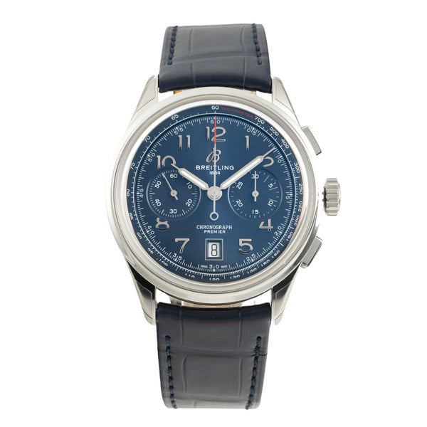 Breitling Premier cronografo  automatismo orologio da uomo AB0145171C1P2 LP: 9200EUR  [2603685]