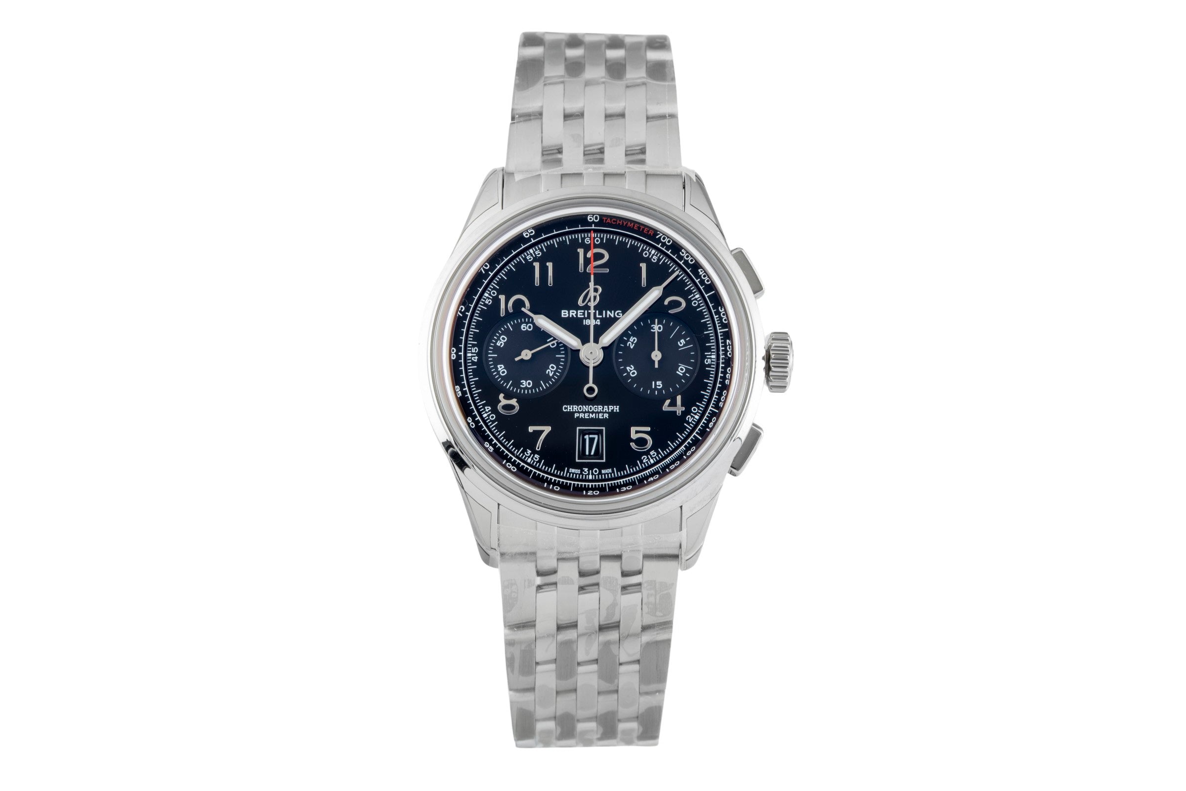 Breitling Premier acciaio automatismo orologio da uomo AB0145221B1A1 LP: 9550EUR  [2603686]