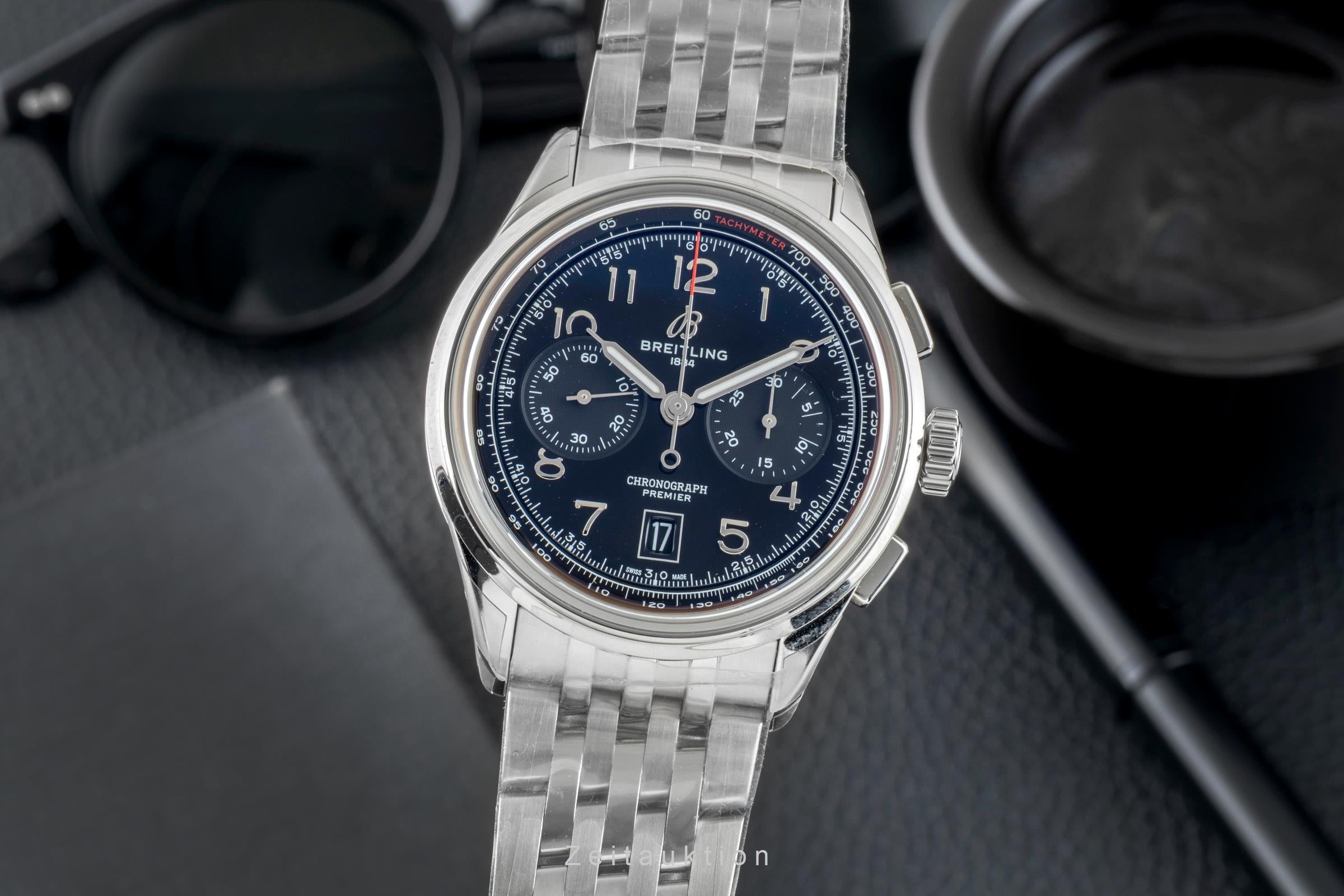Breitling Premier steel automatic men's watch AB0145221B1A1 LP: 9550EUR  [2603686]