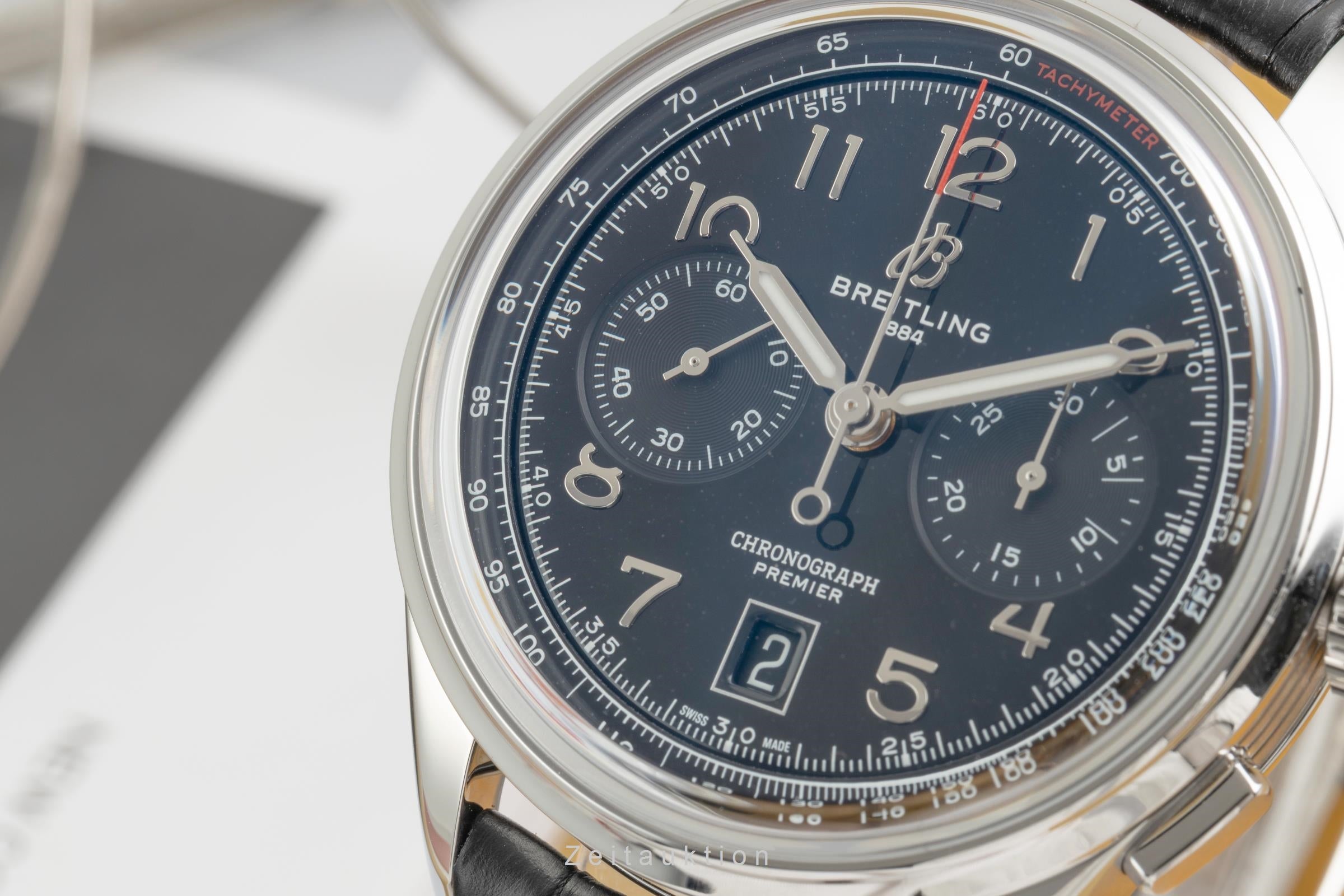 Breitling Premier chronograph steel automatic men's watch AB0145221B1P2 LP: 9200EUR  [2603687]