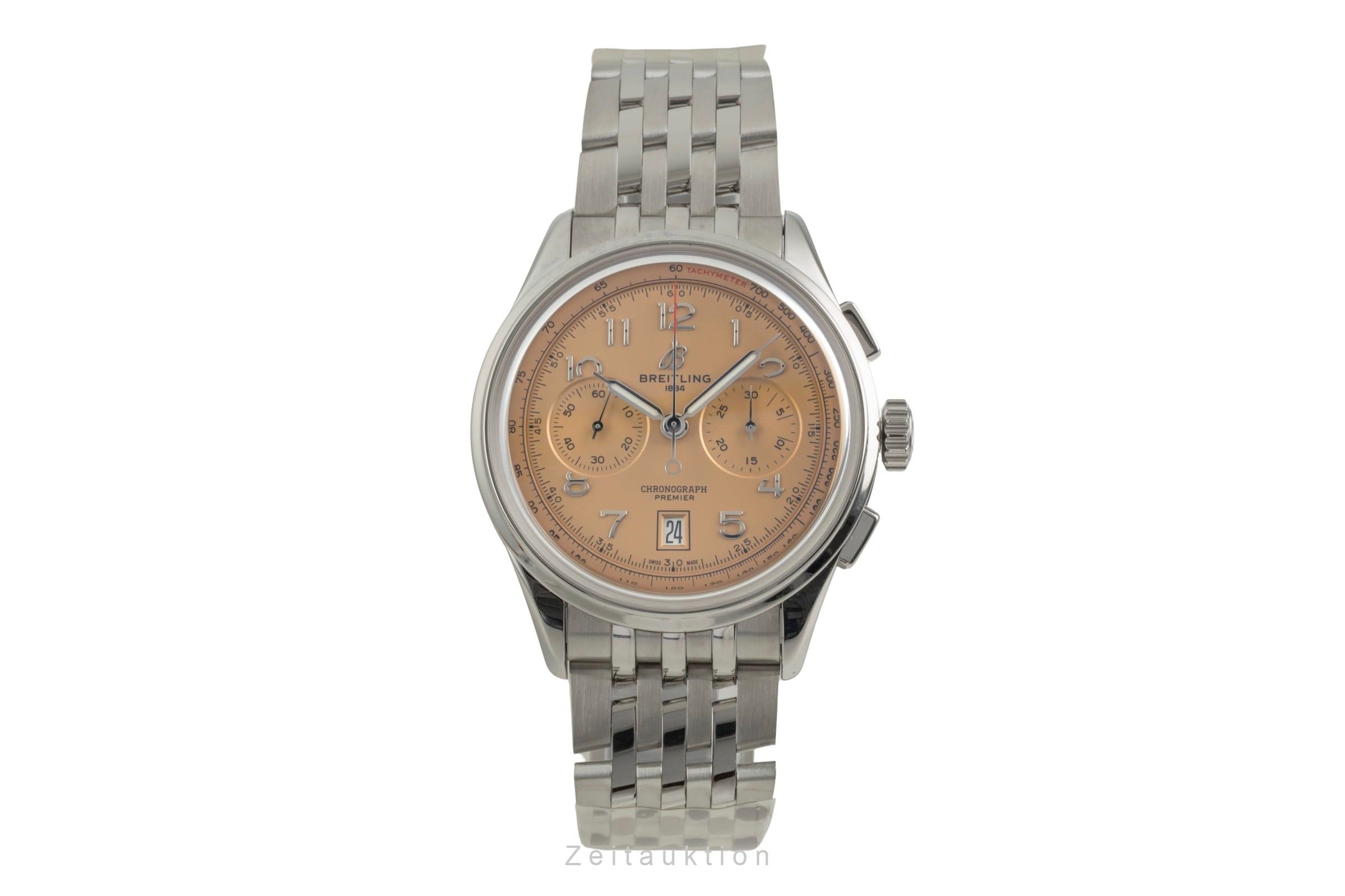 Breitling Premier chronograph steel automatic men's watch AB014533K1A1 LP: 9550EUR  [2603688]
