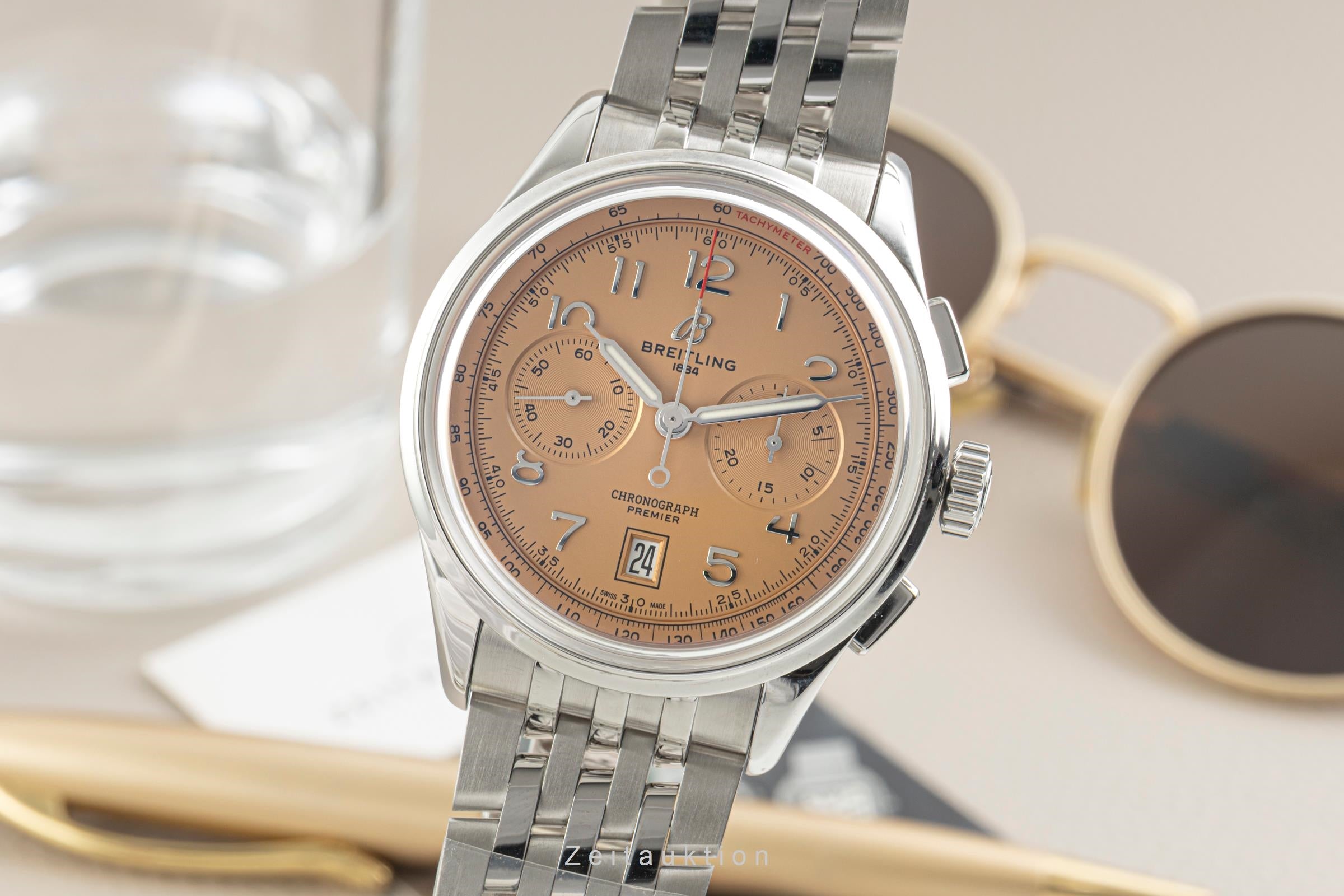 Breitling Premier Stahl Automatik Herrenuhr Ref. AB014533K1A1 B&P NP: 9550,- € [2603688]
