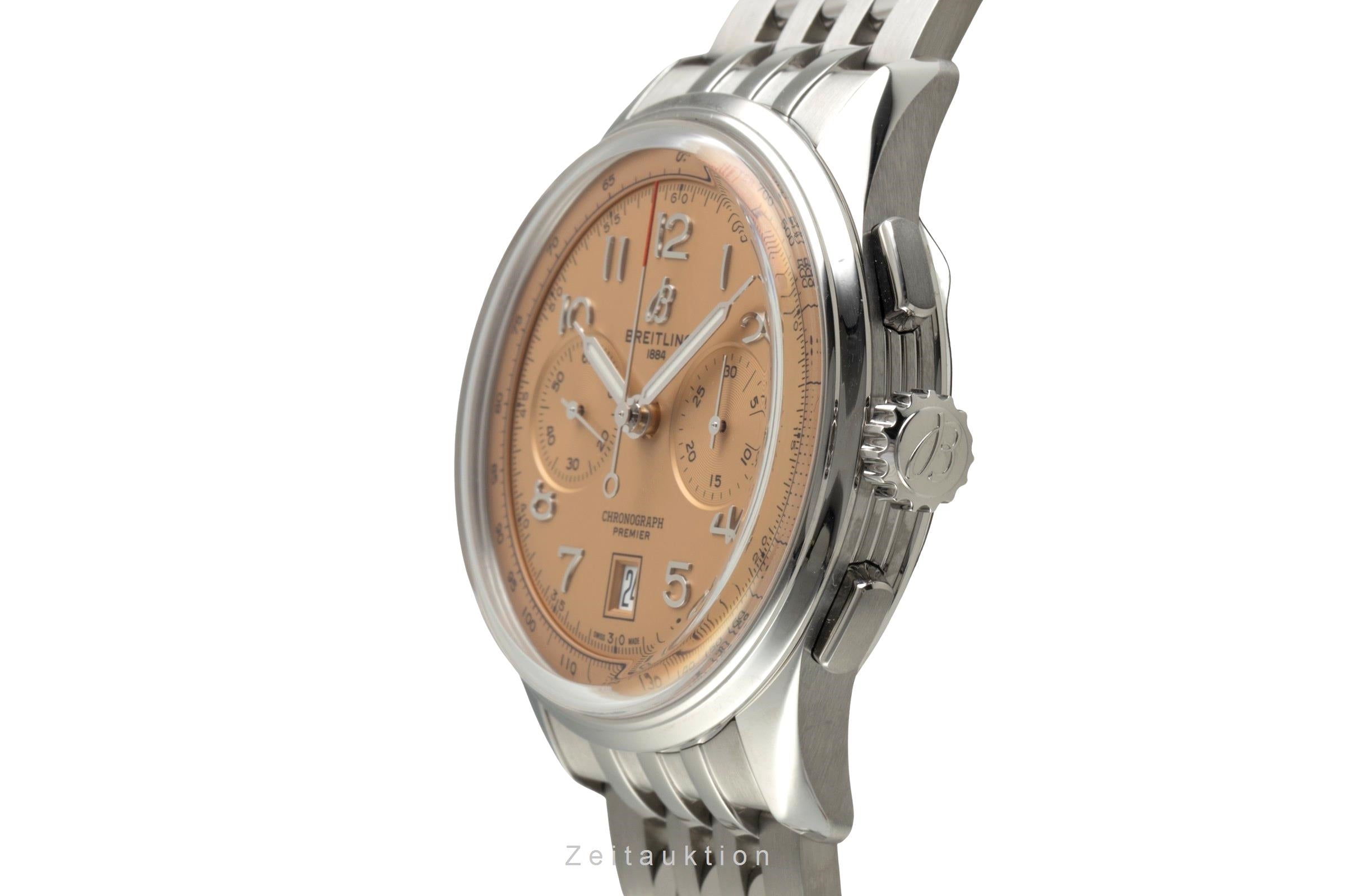 Breitling Premier chronograph steel automatic men's watch AB014533K1A1 LP: 9550EUR  [2603688]
