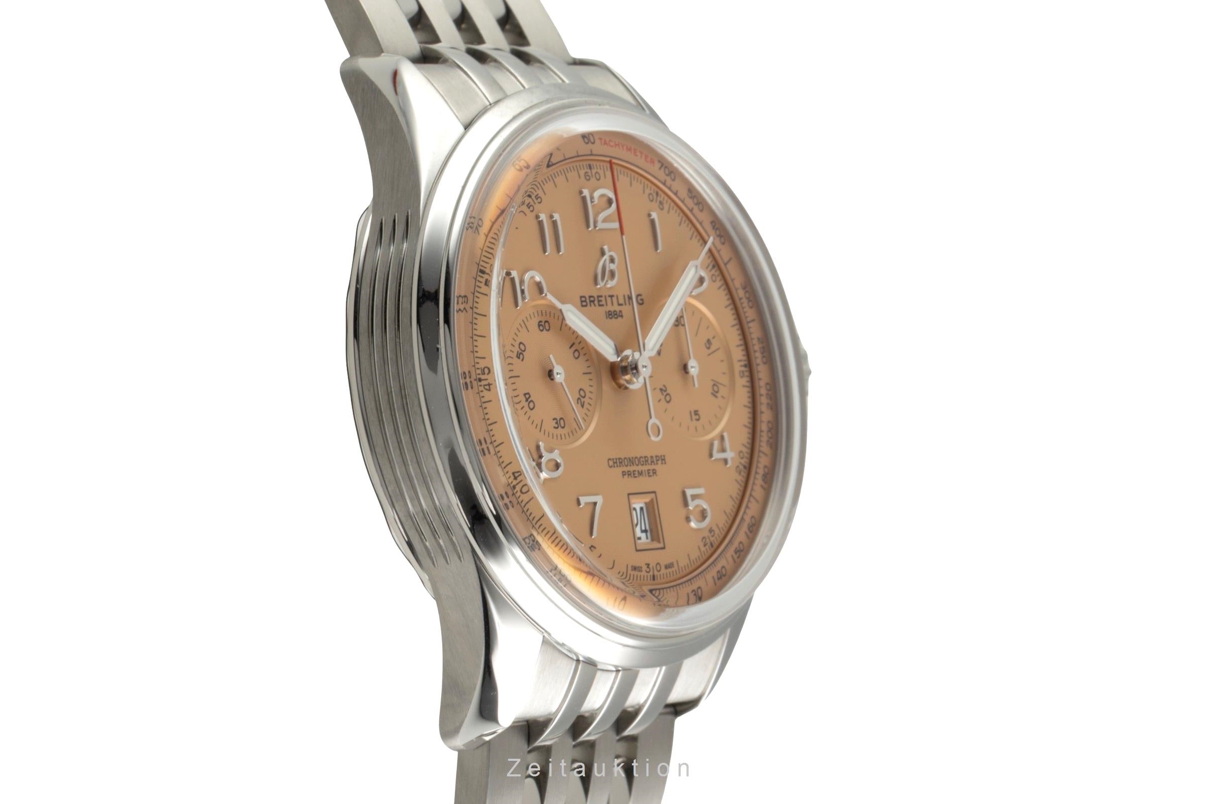 Breitling Premier chronograph steel automatic men's watch AB014533K1A1 LP: 9550EUR  [2603688]