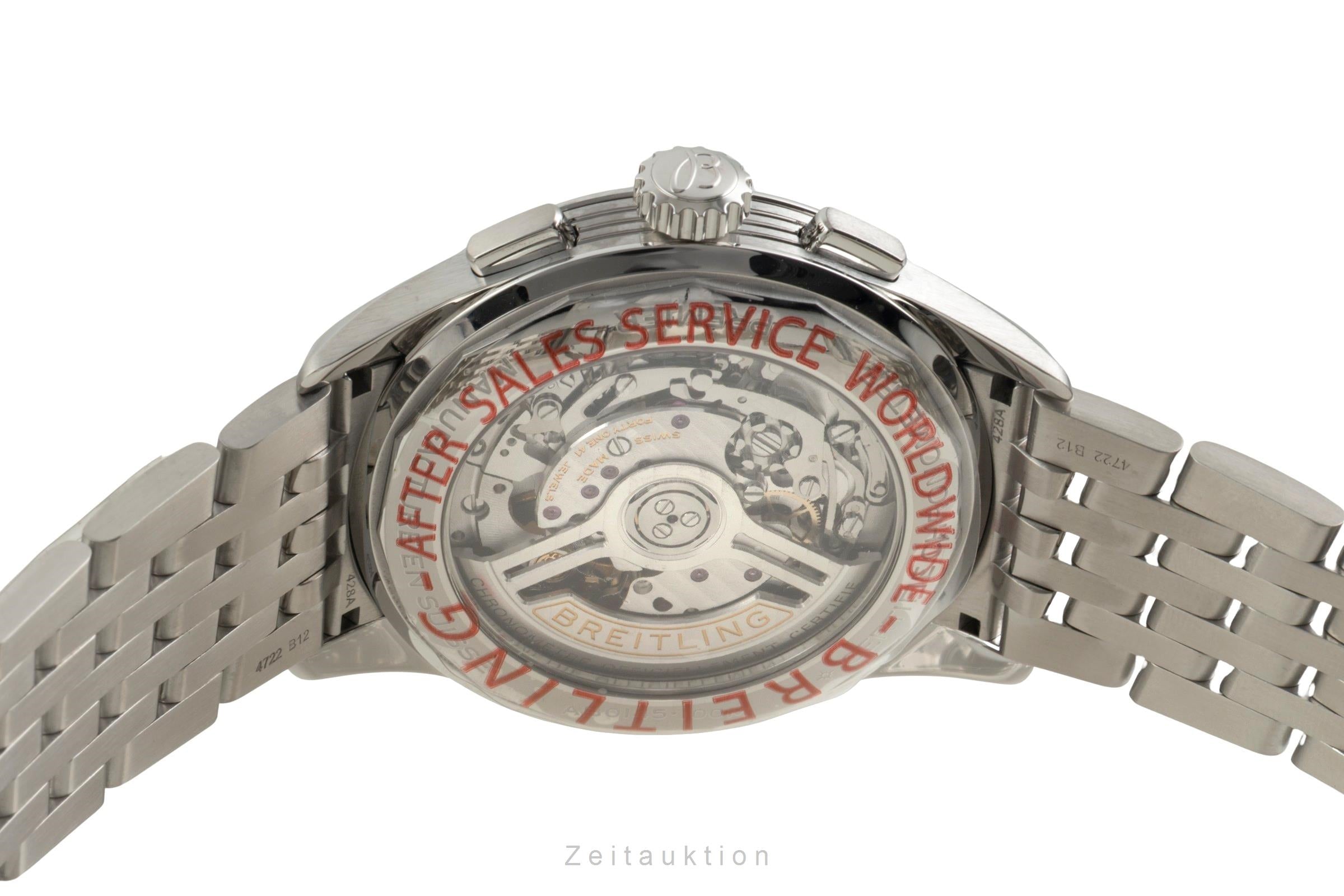 Breitling Premier chronograph steel automatic men's watch AB014533K1A1 LP: 9550EUR  [2603688]
