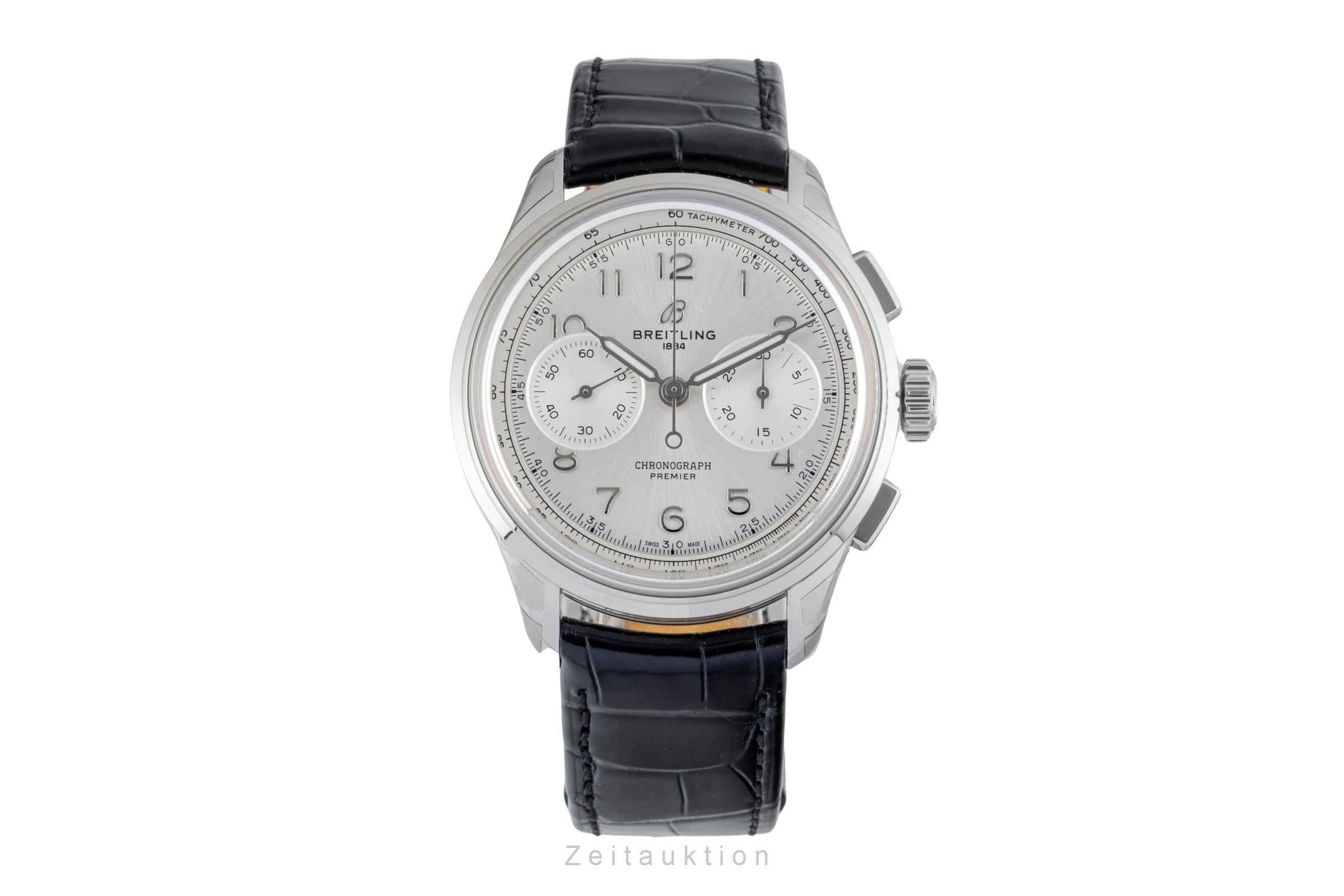 Breitling Premier chronograph steel manual winding men's watch AB0930371G1P1 LP: 9300EUR  [2603689]