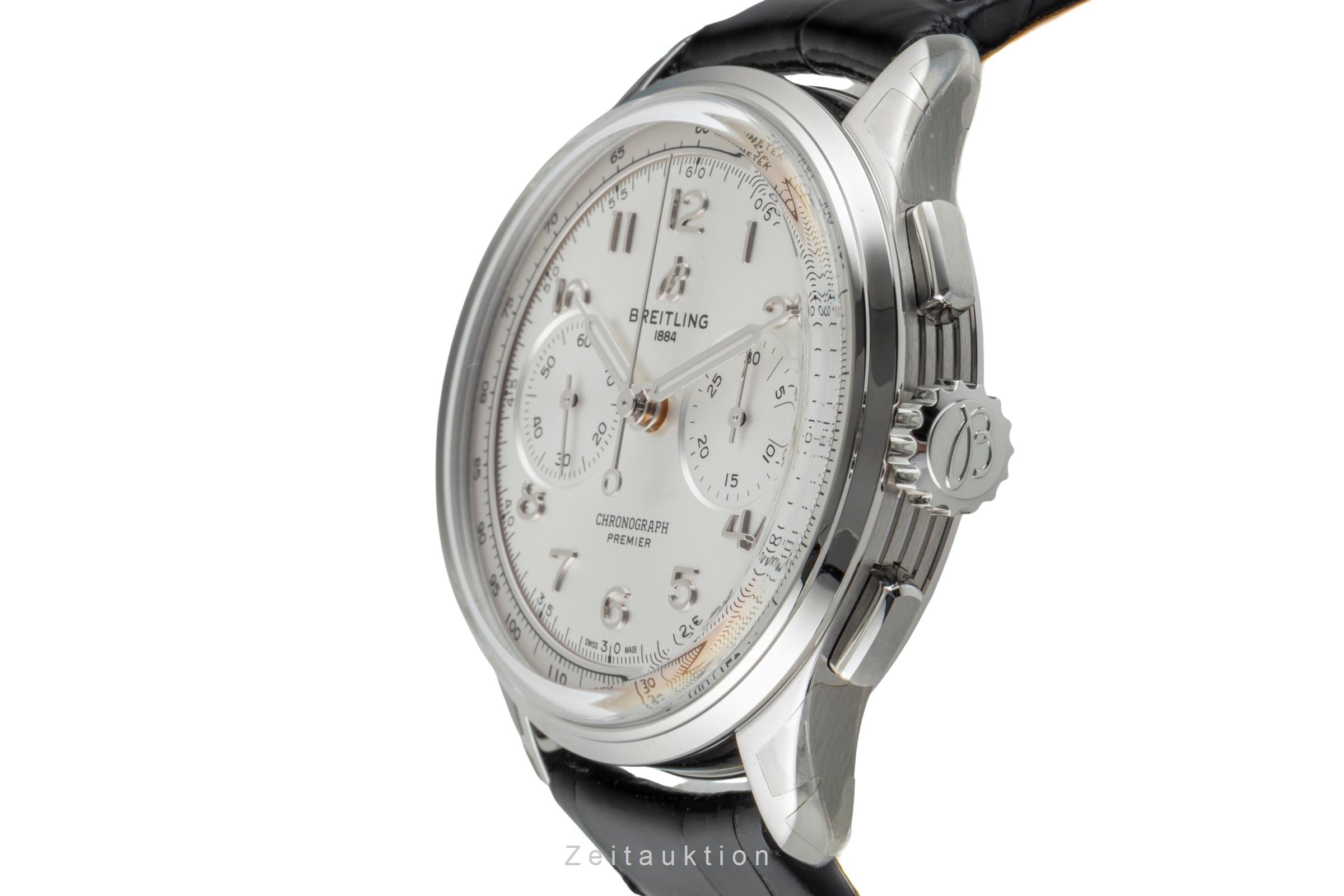 Breitling Premier chronograph steel manual winding men's watch AB0930371G1P1 LP: 9300EUR  [2603689]