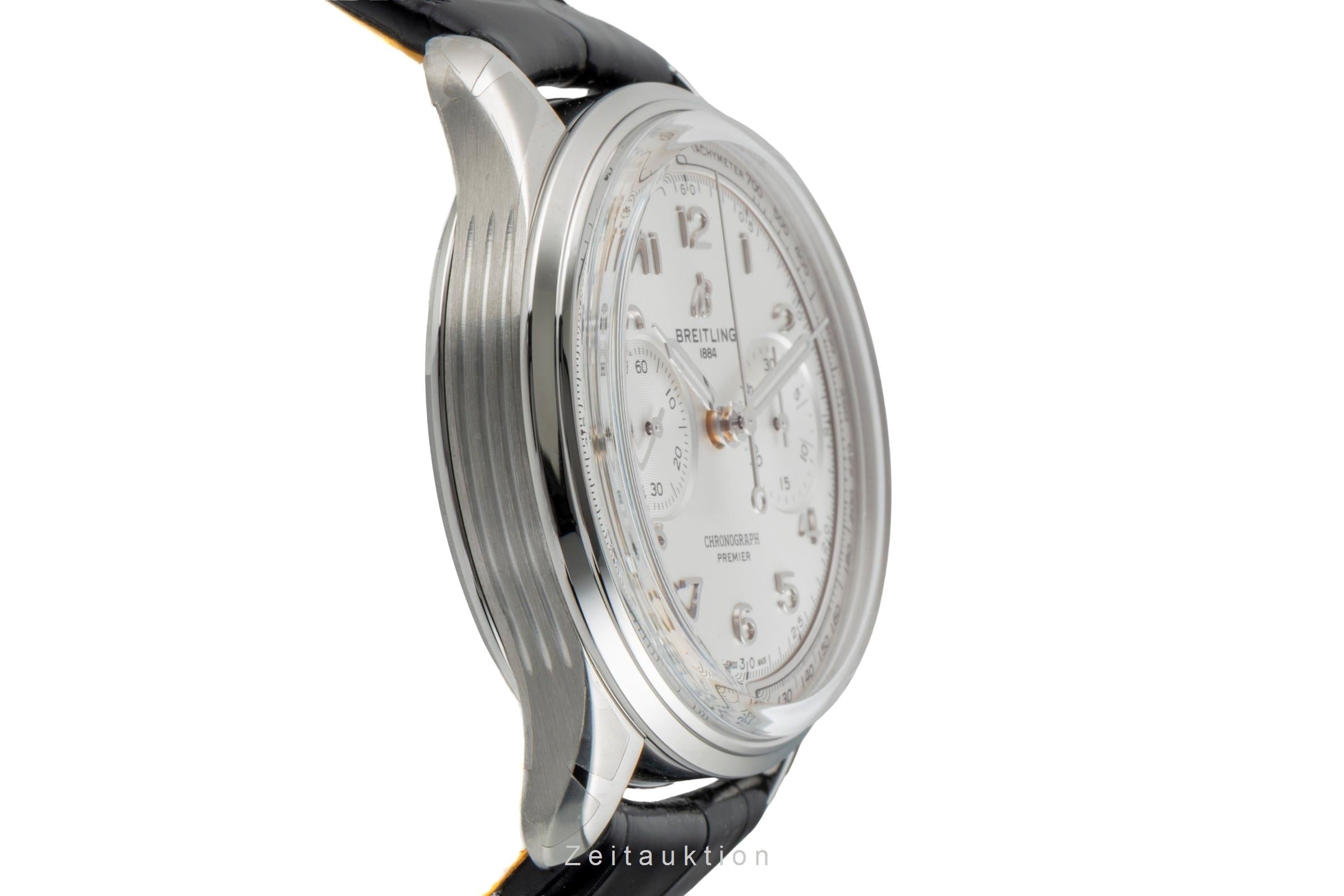 Breitling Premier chronograph steel manual winding men's watch AB0930371G1P1 LP: 9300EUR  [2603689]