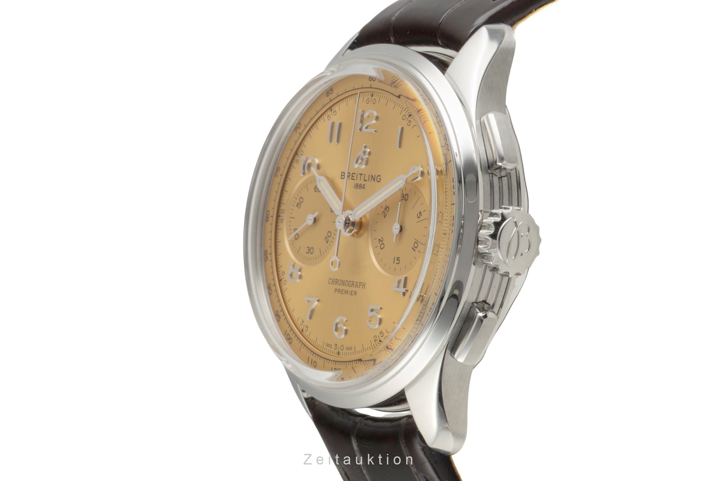 Breitling Premier chronograph steel manual winding men's watch AB0930F51H1P1 LP: 9300EUR  [2603690]