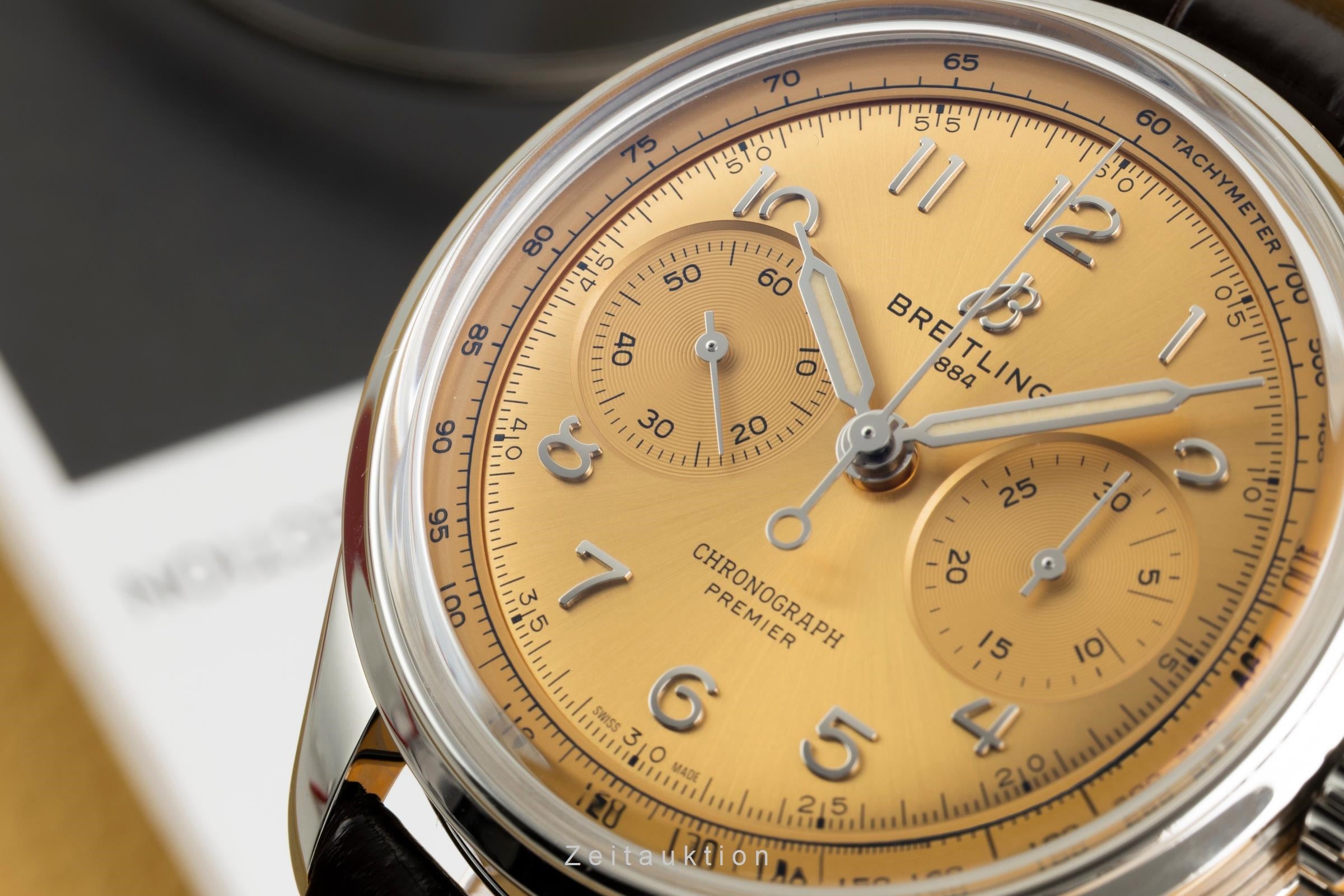 Breitling Premier chronograph steel manual winding men's watch AB0930F51H1P1 LP: 9300EUR  [2603690]