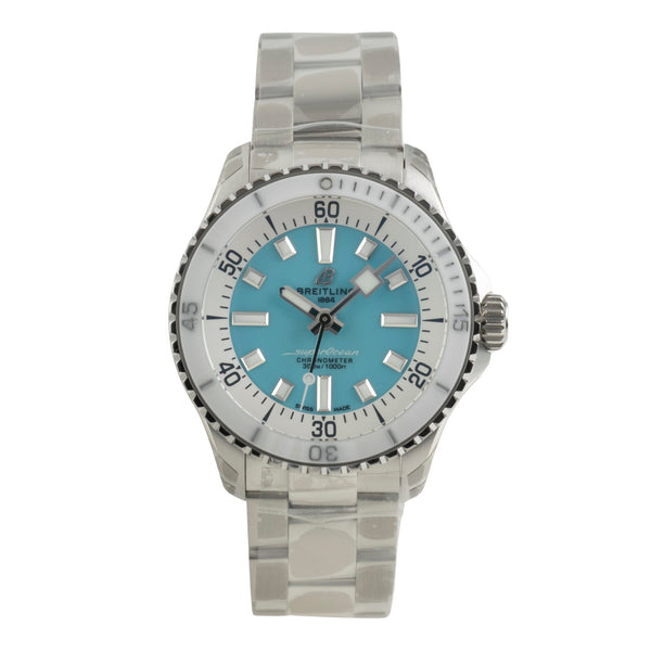 Breitling Superocean 36 Stahl Automatik Damenuhr Ref. A17377211C1A1 NP: 5650,- € [2603698]