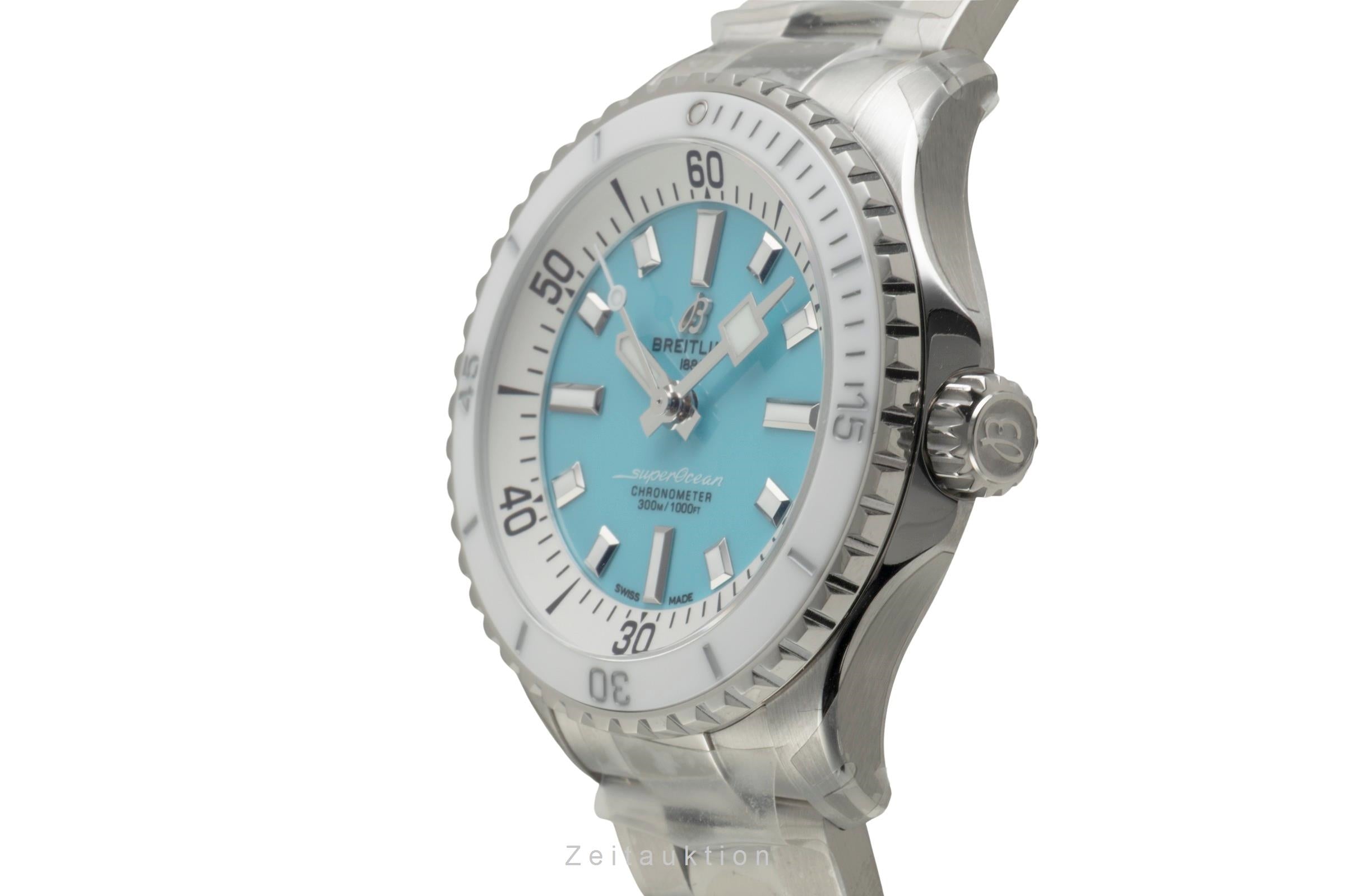 Breitling Superocean 36 Stahl Automatik Damenuhr Ref. A17377211C1A1 NP: 5650,- € [2603698]