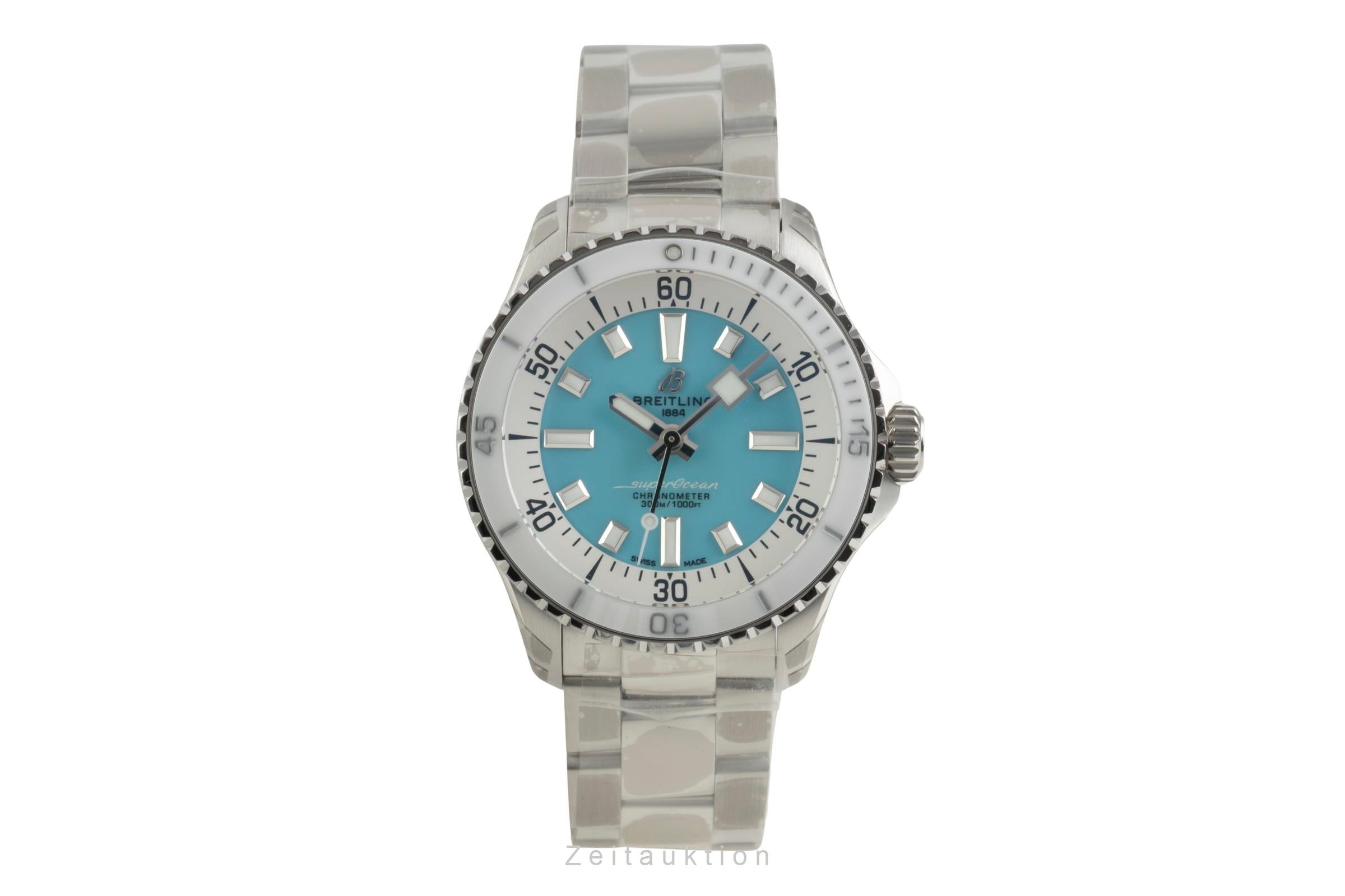 Breitling Superocean 36 Stahl Automatik Damenuhr Ref. A17377211C1A1 NP: 5650,- € [2603699]