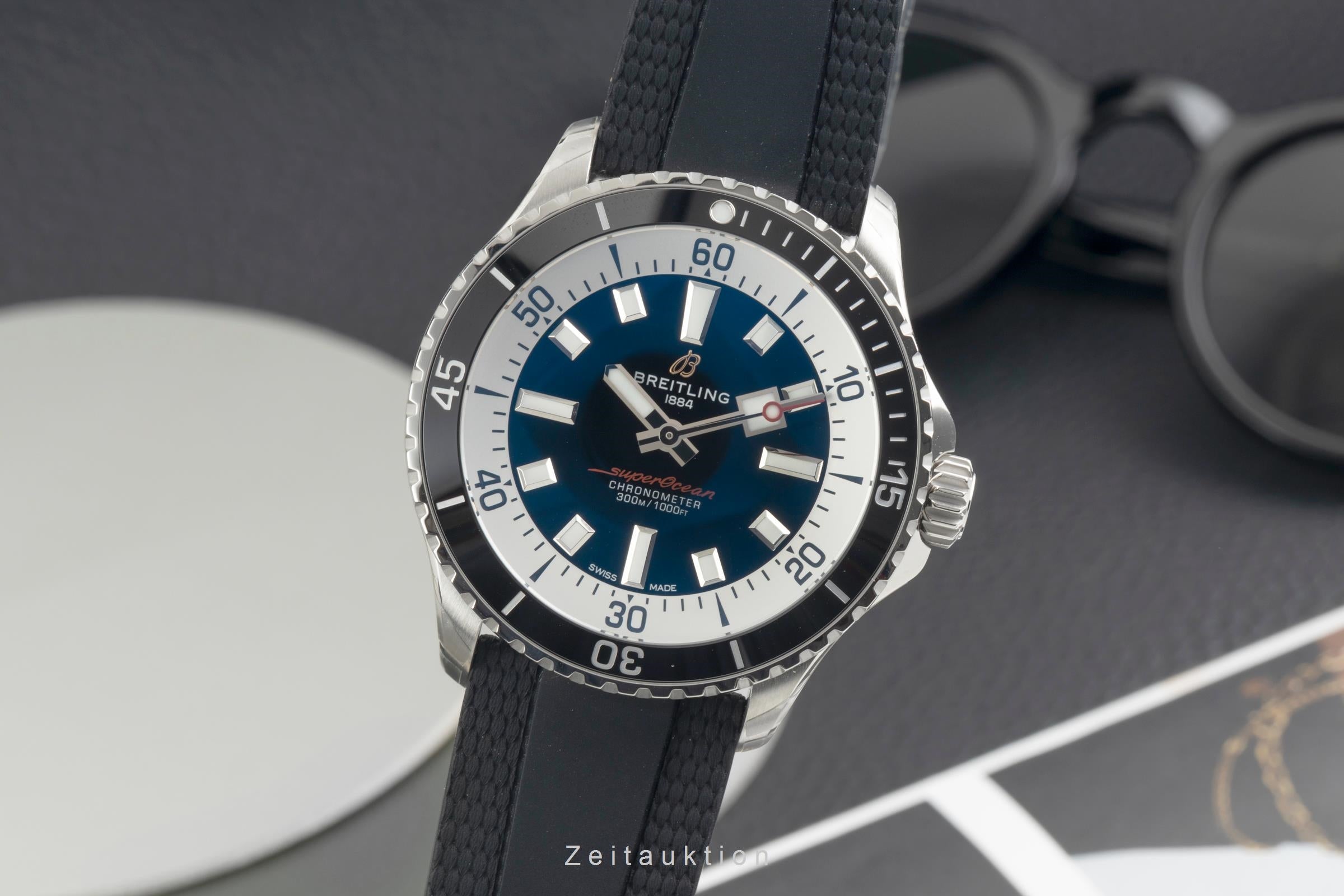 Breitling Superocean acero automático reloj para caballeros A17375211B1S1 LP: 5550EUR  [2603701]