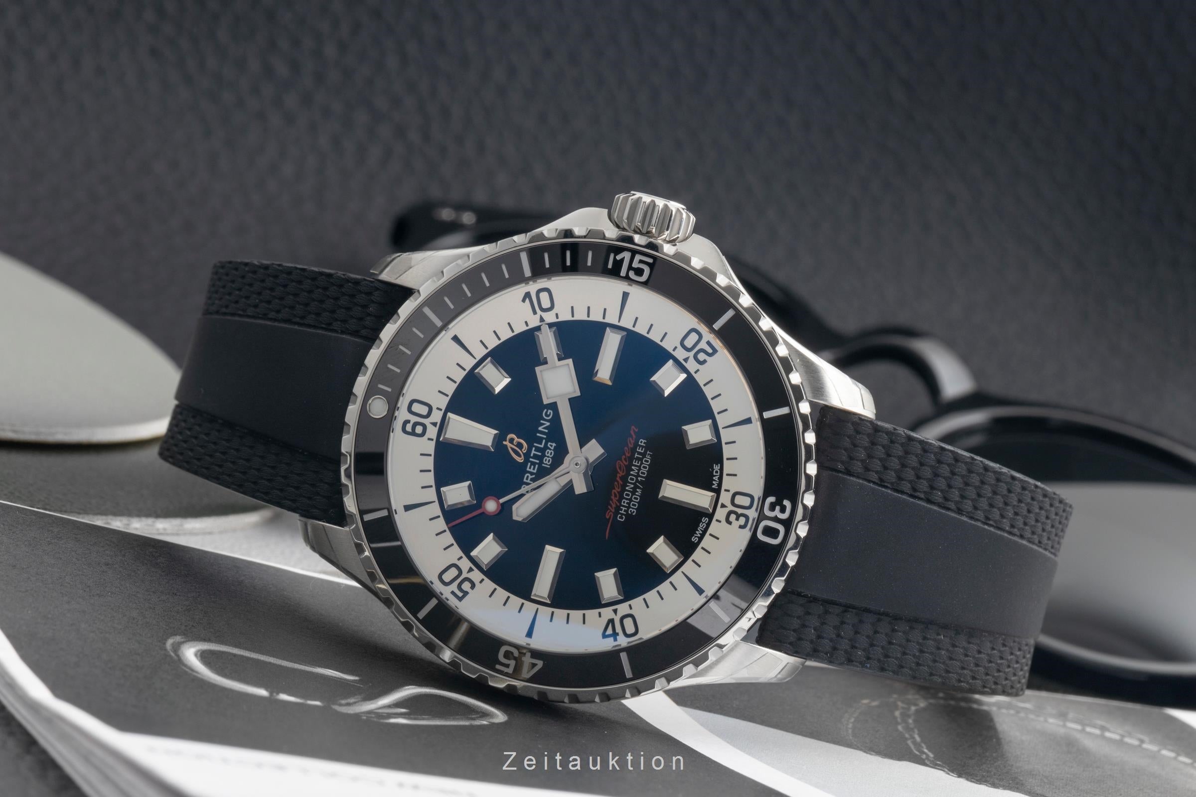 Breitling Superocean acero automático reloj para caballeros A17375211B1S1 LP: 5550EUR  [2603702]