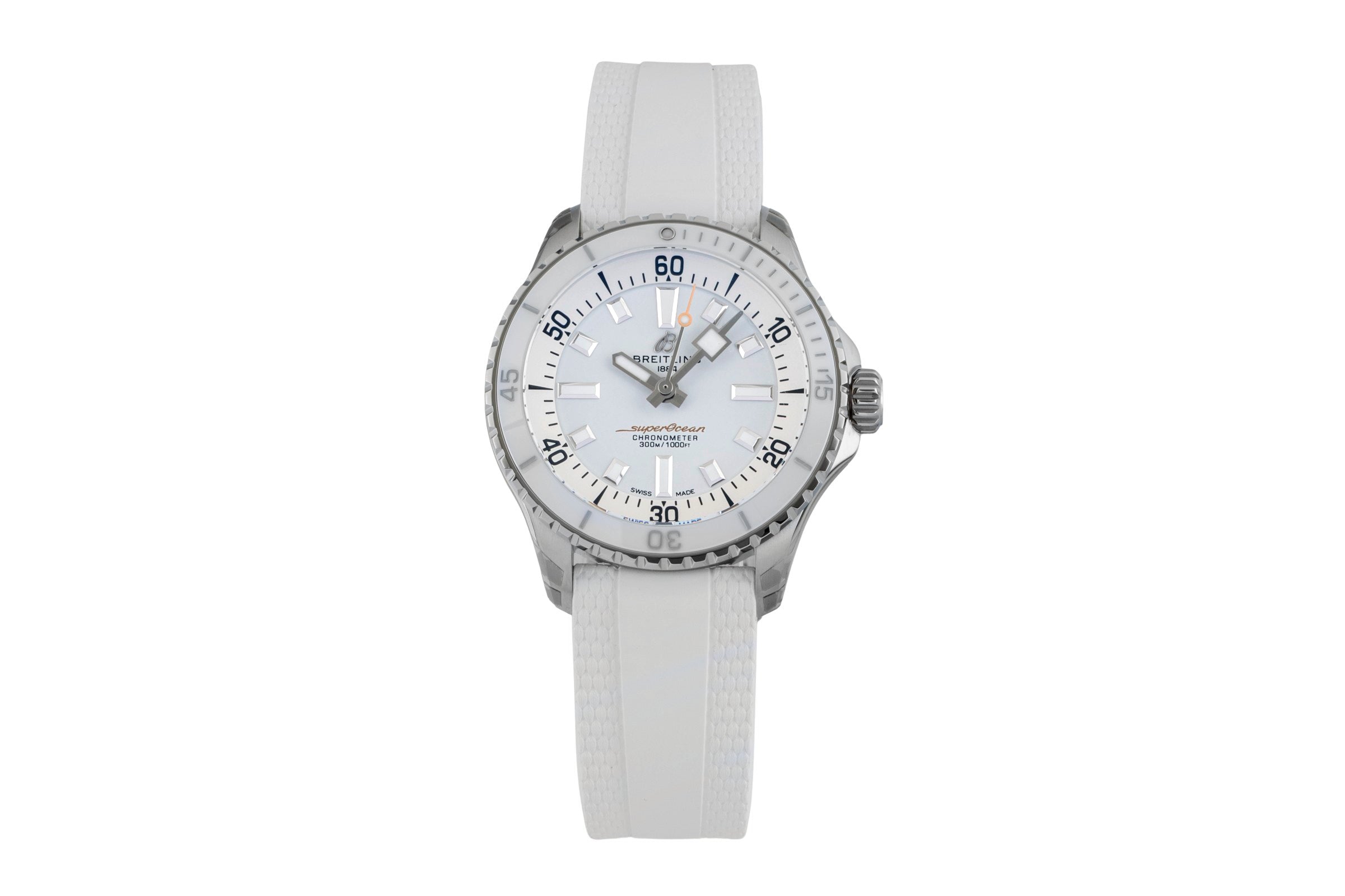 Breitling Superocean 36 Stahl Automatik Damenuhr Ref. A17377211A1S1 NP: 5450,- € [2603703]