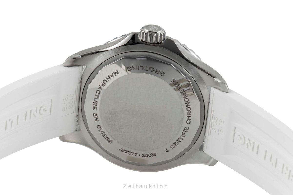 Breitling Superocean steel automatic women's watch A17377211A1S1  [2603703]