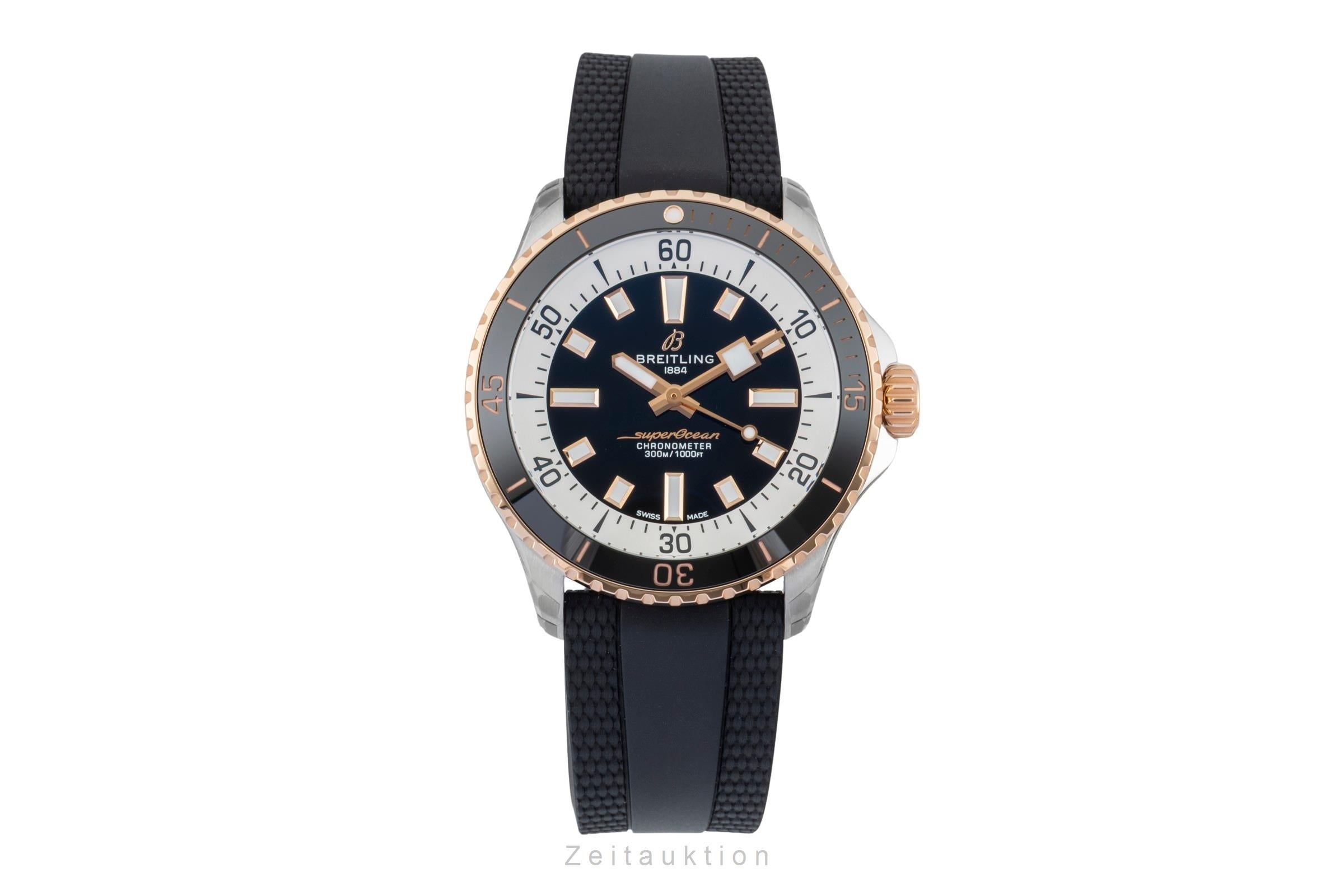 Breitling Superocean acero / oro automático reloj para caballeros U17375211B1S1 LP: 7900EUR  [2603707]