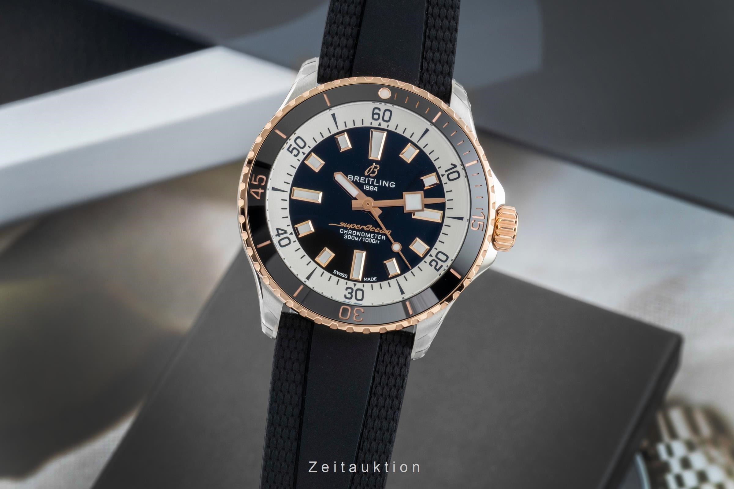 Breitling Superocean acero / oro automático reloj para caballeros U17375211B1S1 LP: 7900EUR  [2603707]