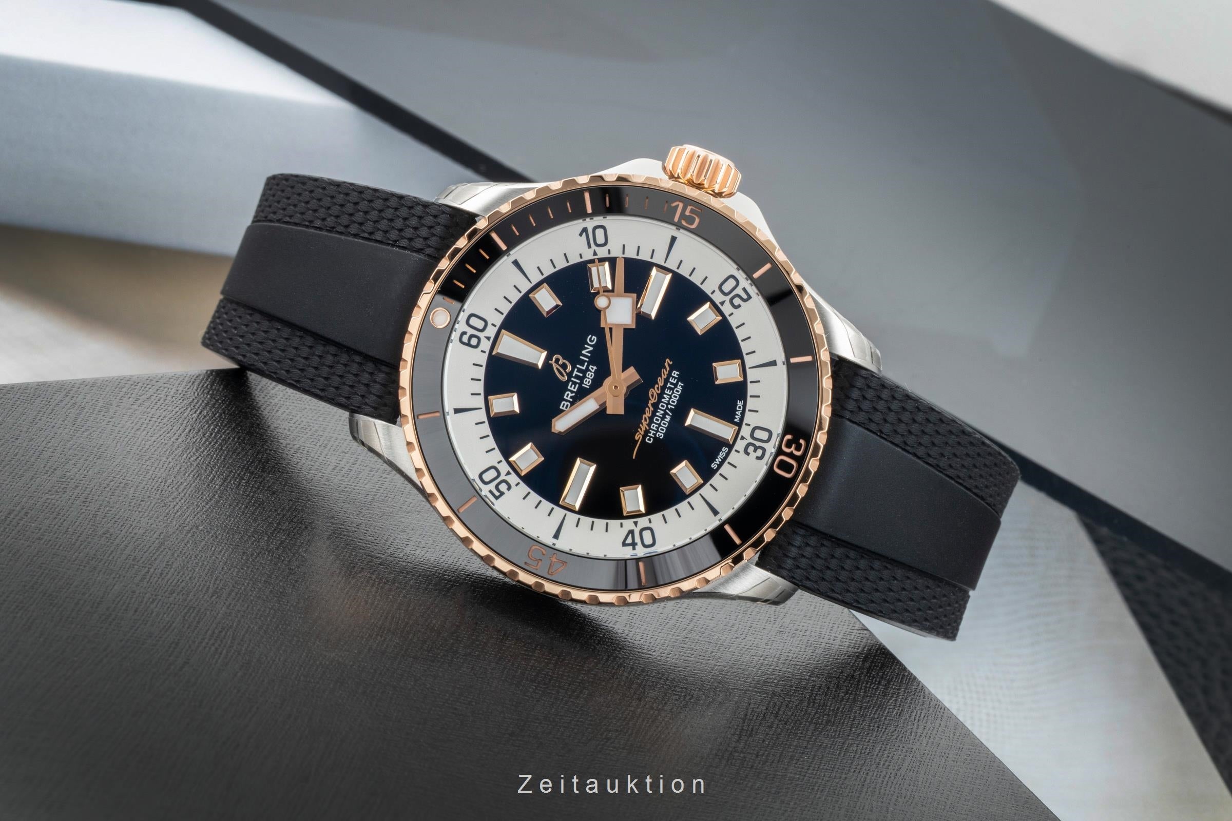Breitling Superocean acero / oro automático reloj para caballeros U17375211B1S1 LP: 7900EUR  [2603707]
