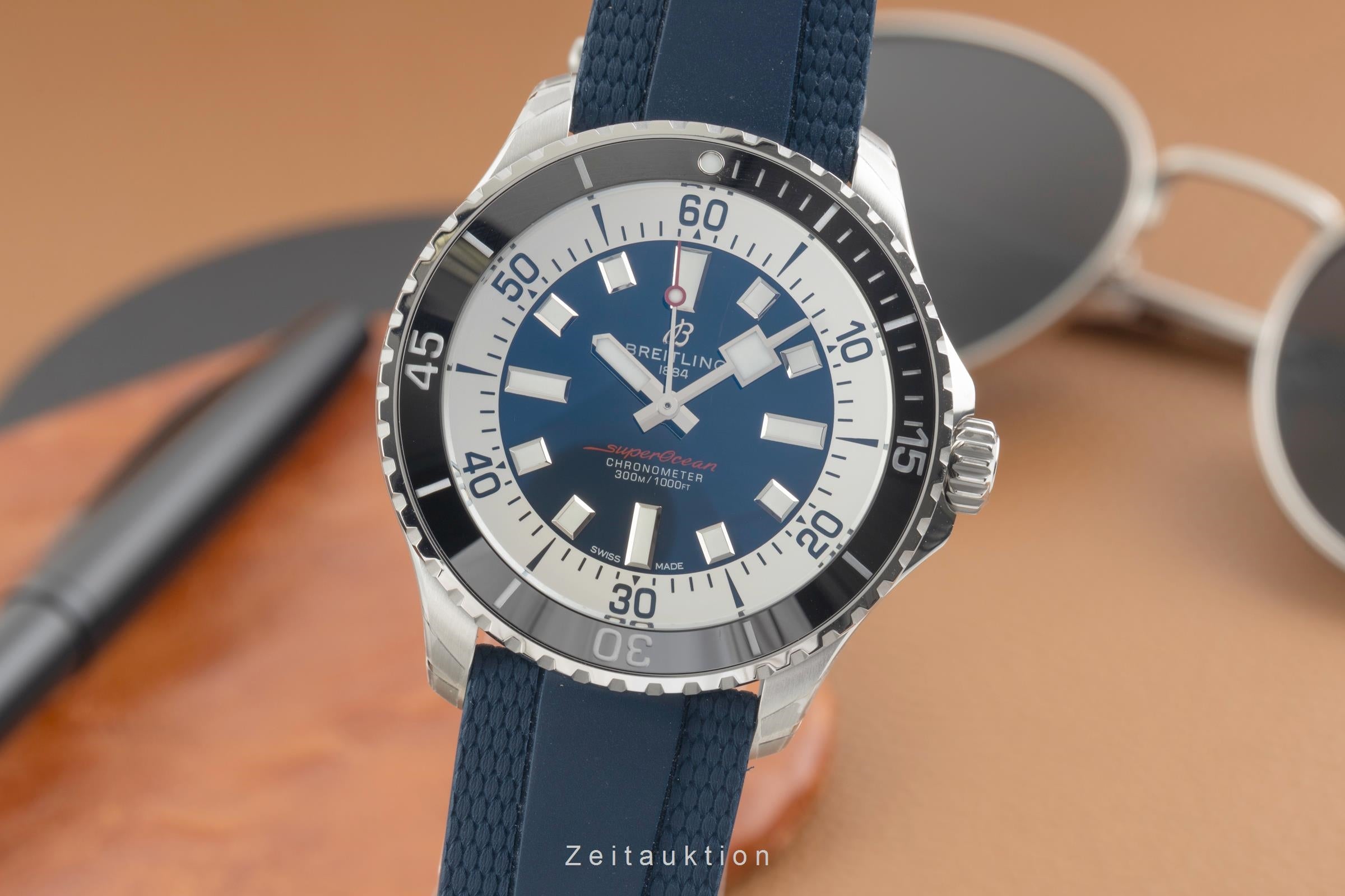 Breitling Superocean acero automático reloj para caballeros A17376211C1S1 LP: 5550EUR  [2603709]