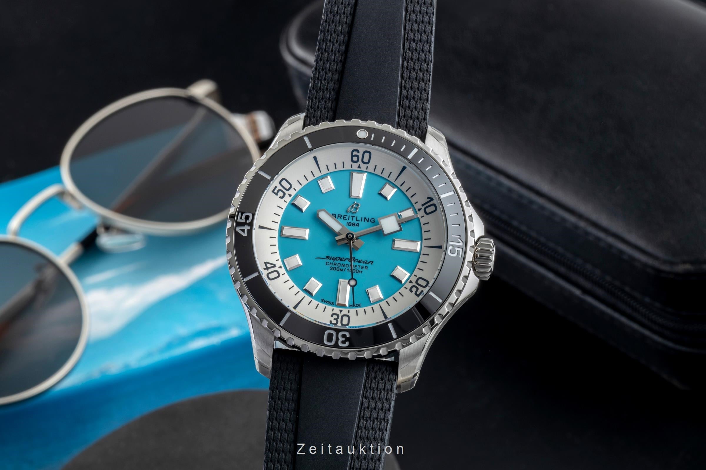 Breitling Superocean 44 Stahl Automatik Herrenuhr Ref A17376211L2S1 NP: 5550,- € [2603710]