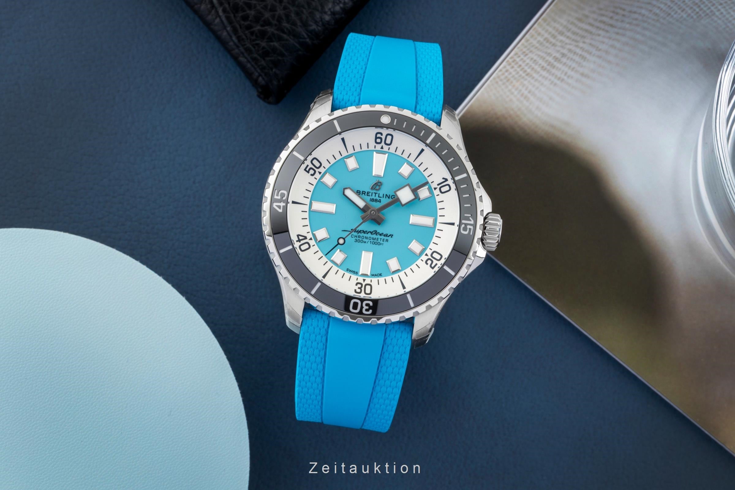 Breitling Superocean 44 Stahl Automatik Herrenuhr Ref A17376211L2S2 NP: 5550,- € [2603711]