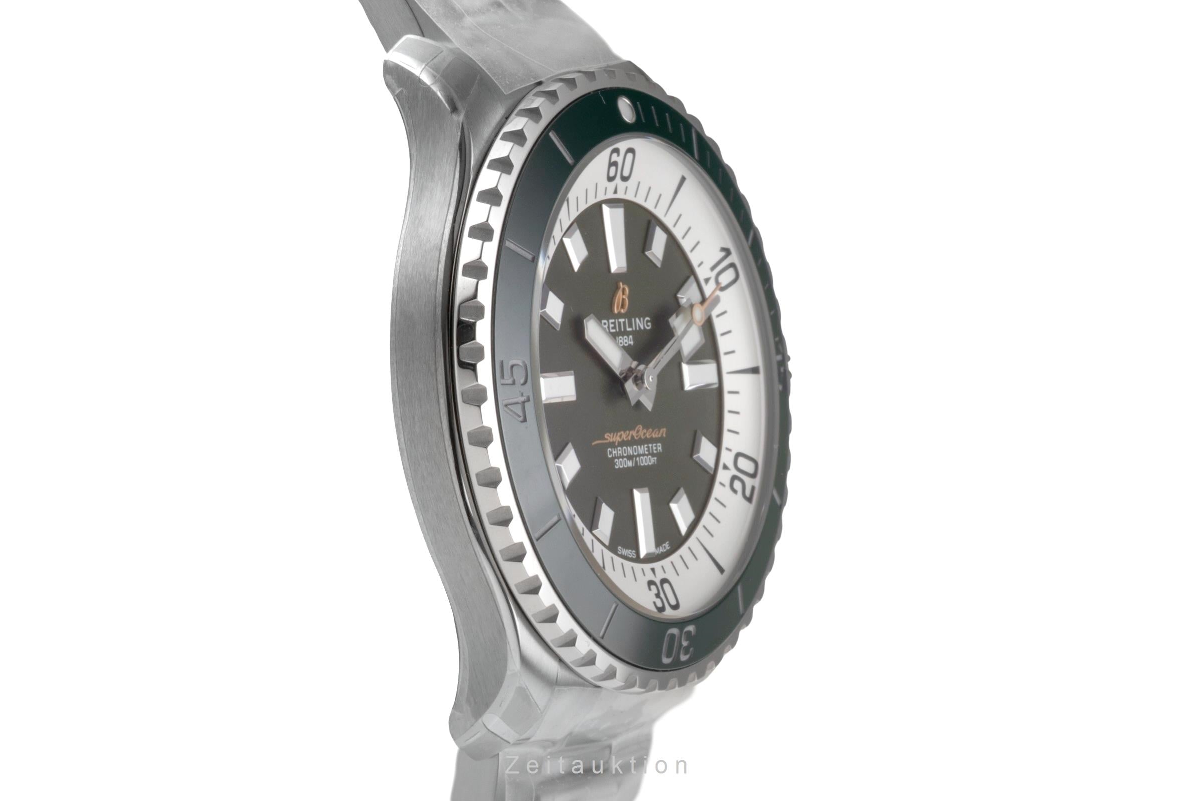 Breitling Superocean Automatic 44 Green Herrenuhr Ref A17376A31L1A1 NP: 5750,- € [2603712]