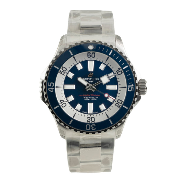 Breitling Superocean acero automático reloj para caballeros A17378E71C1A1 LP: 5750EUR  [2603716]