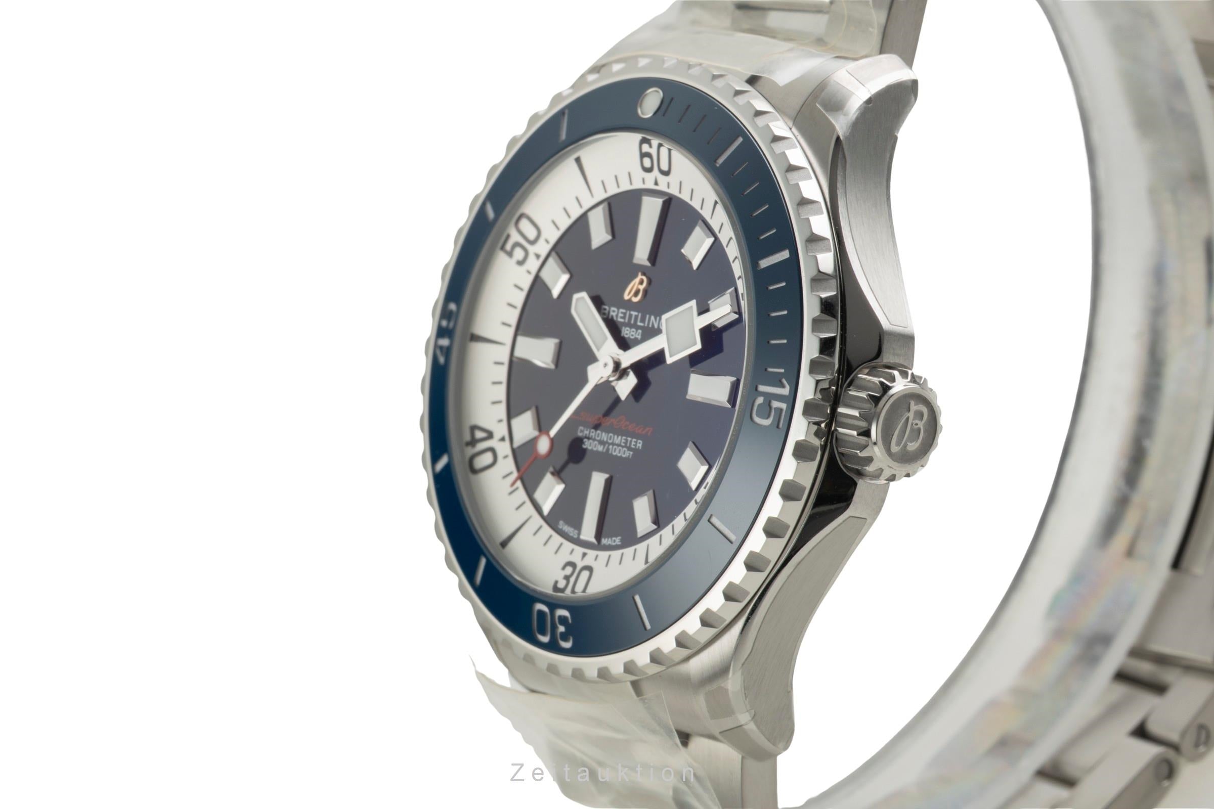 Breitling Superocean acero automático reloj para caballeros A17378E71C1A1 LP: 5750EUR  [2603716]