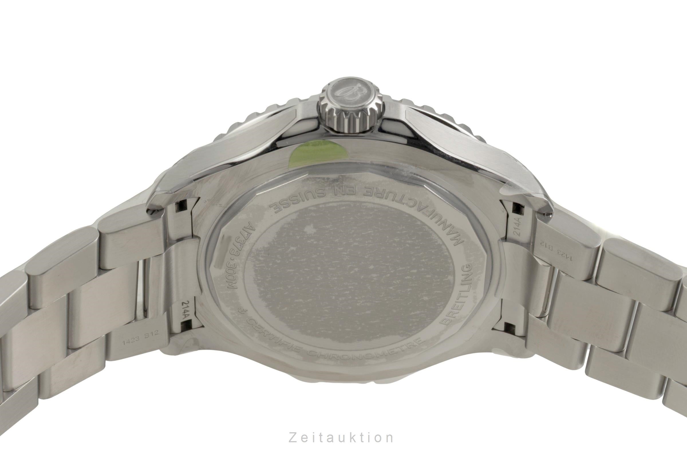 Breitling Superocean acero automático reloj para caballeros A17378E71C1A1 LP: 5750EUR  [2603716]