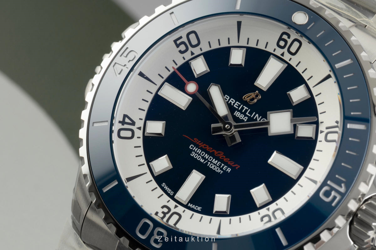 Breitling Superocean steel automatic men's watch A17378E71C1A1 LP: 5750EUR  [2603719]