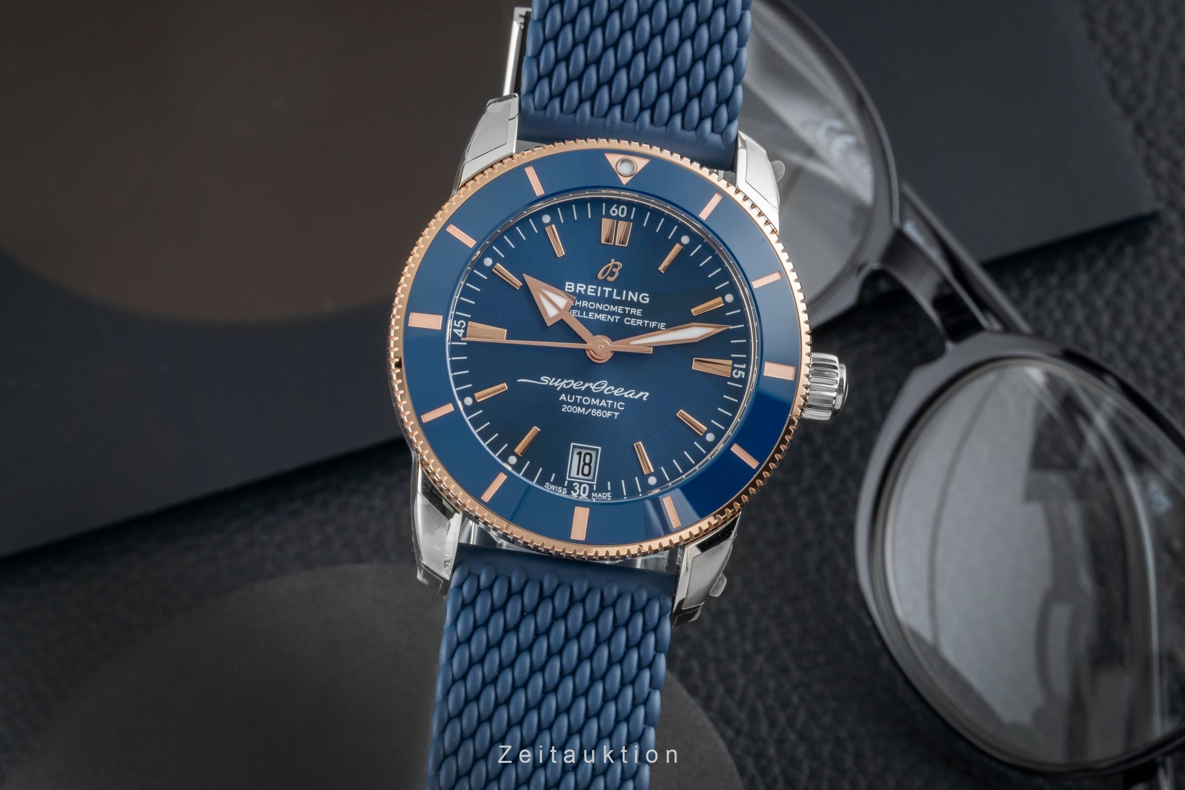 Breitling Superocean Heritage 42 steel / gold automatic men's watch UB2010161C1S1 LP: 7200EUR  [2603726]