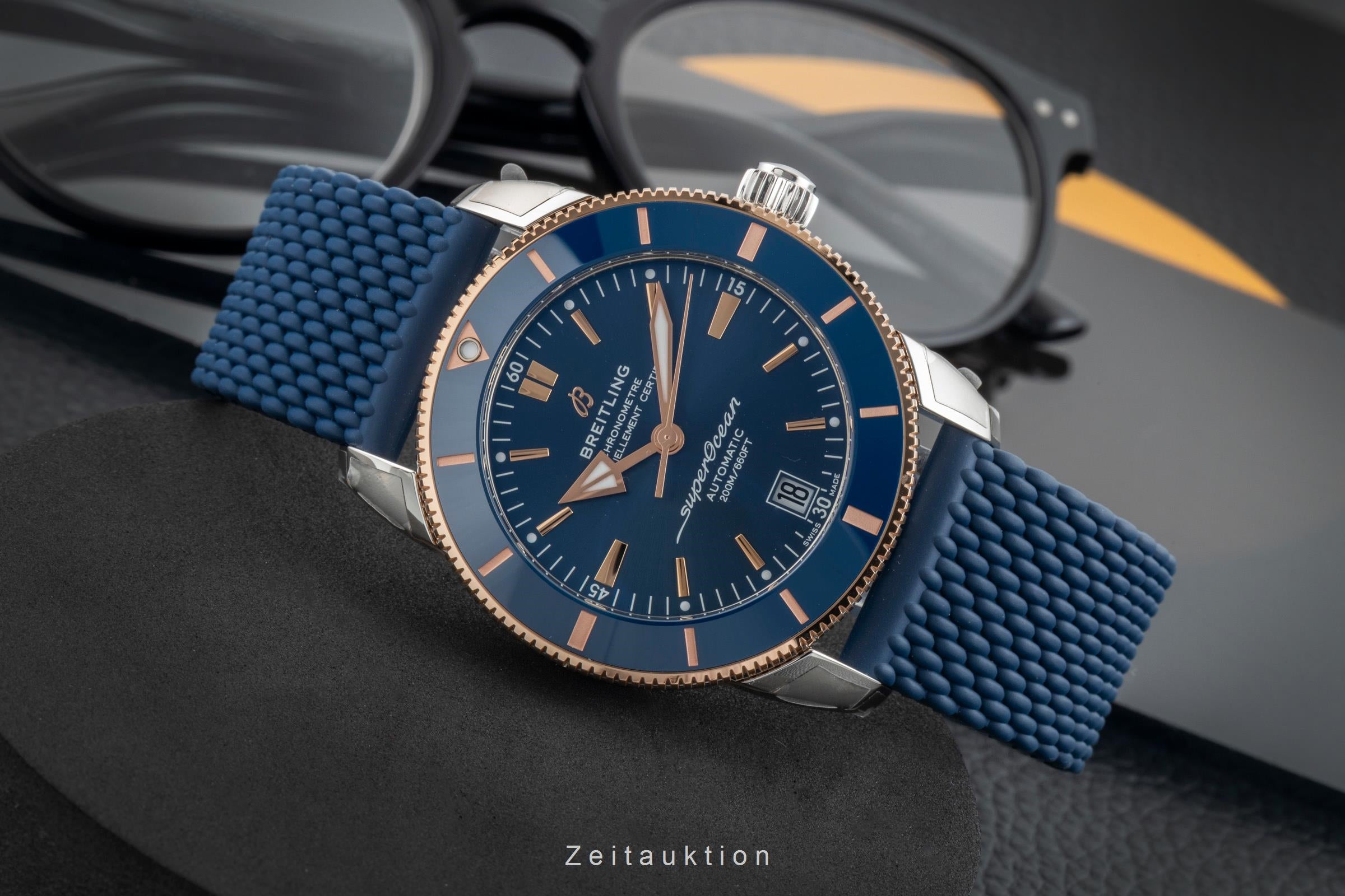 Breitling Superocean Heritage 42 steel / gold automatic men's watch UB2010161C1S1 LP: 7200EUR  [2603727]