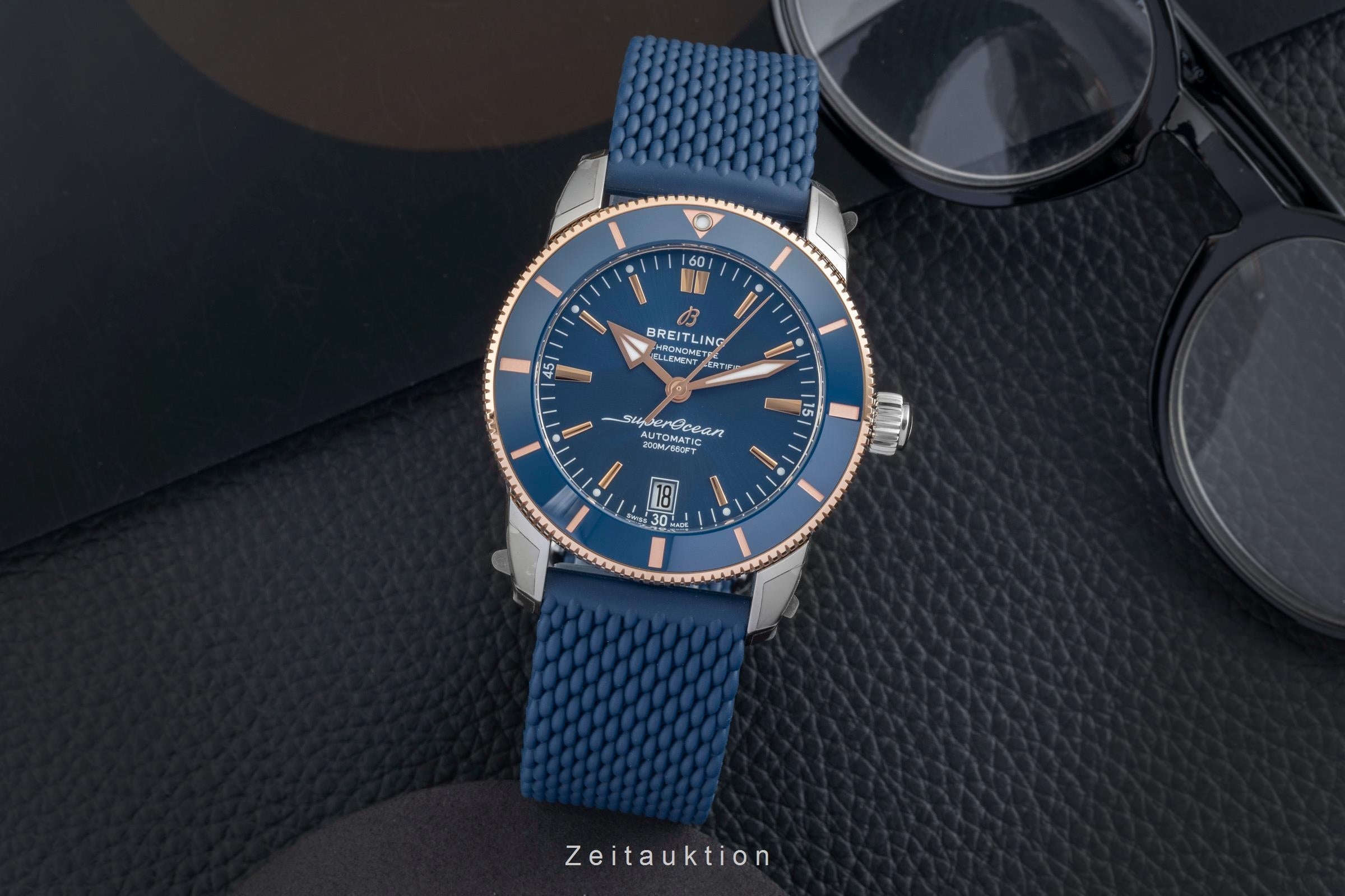 Breitling Superocean Heritage 42 steel / gold automatic men's watch UB2010161C1S1 LP: 7200EUR  [2603727]