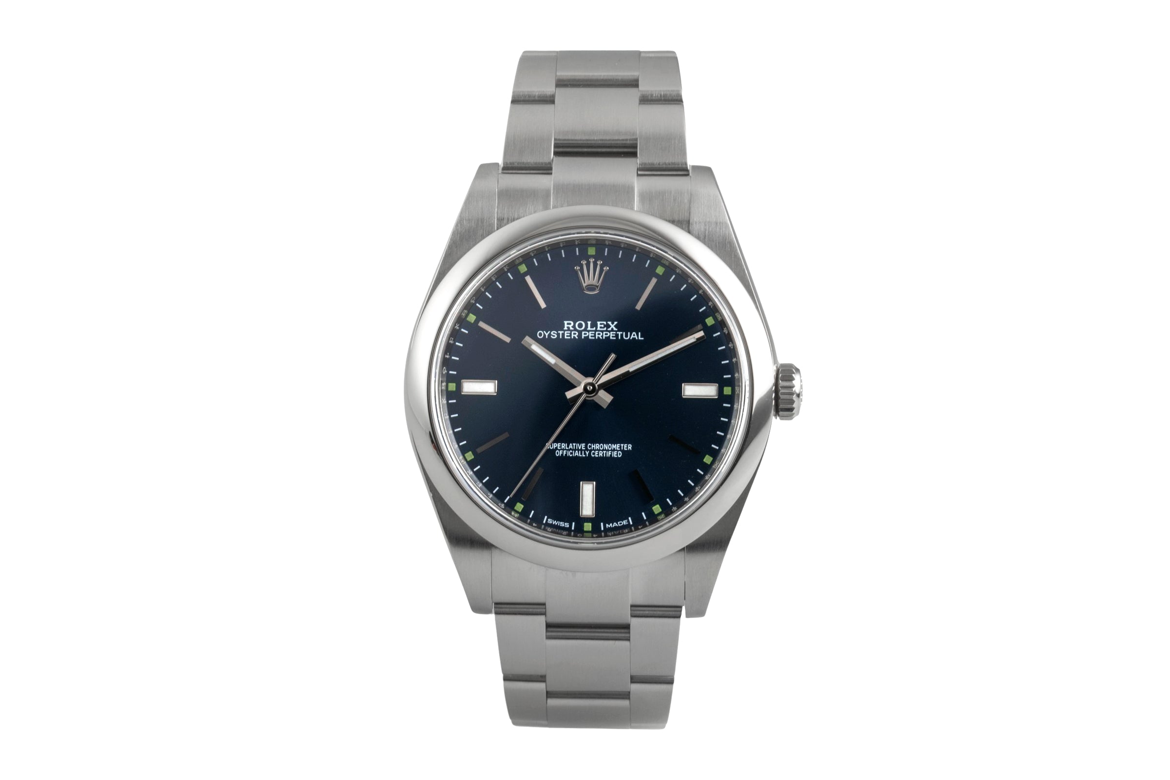 Rolex Oyster Perpetual acciaio automatismo orologio da uomo 114300  [2603733]