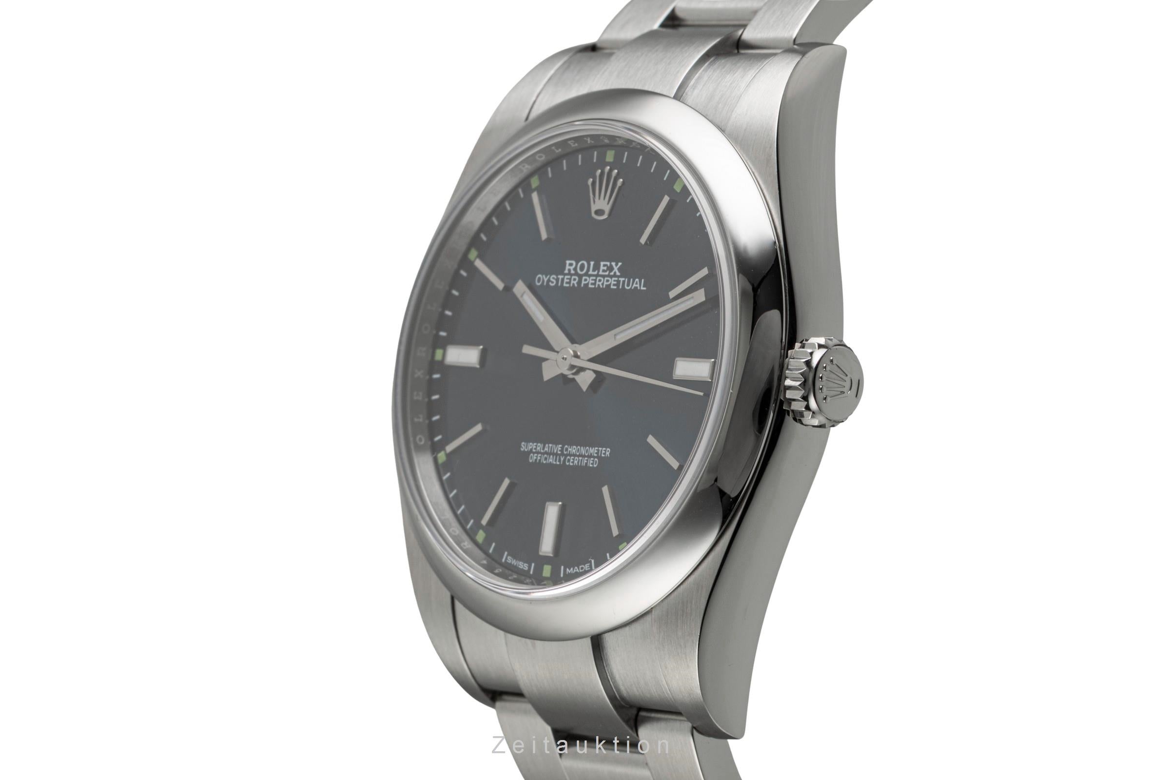 Rolex Oyster Perpetual acier automatique montre pour hommes 114300  [2603733]