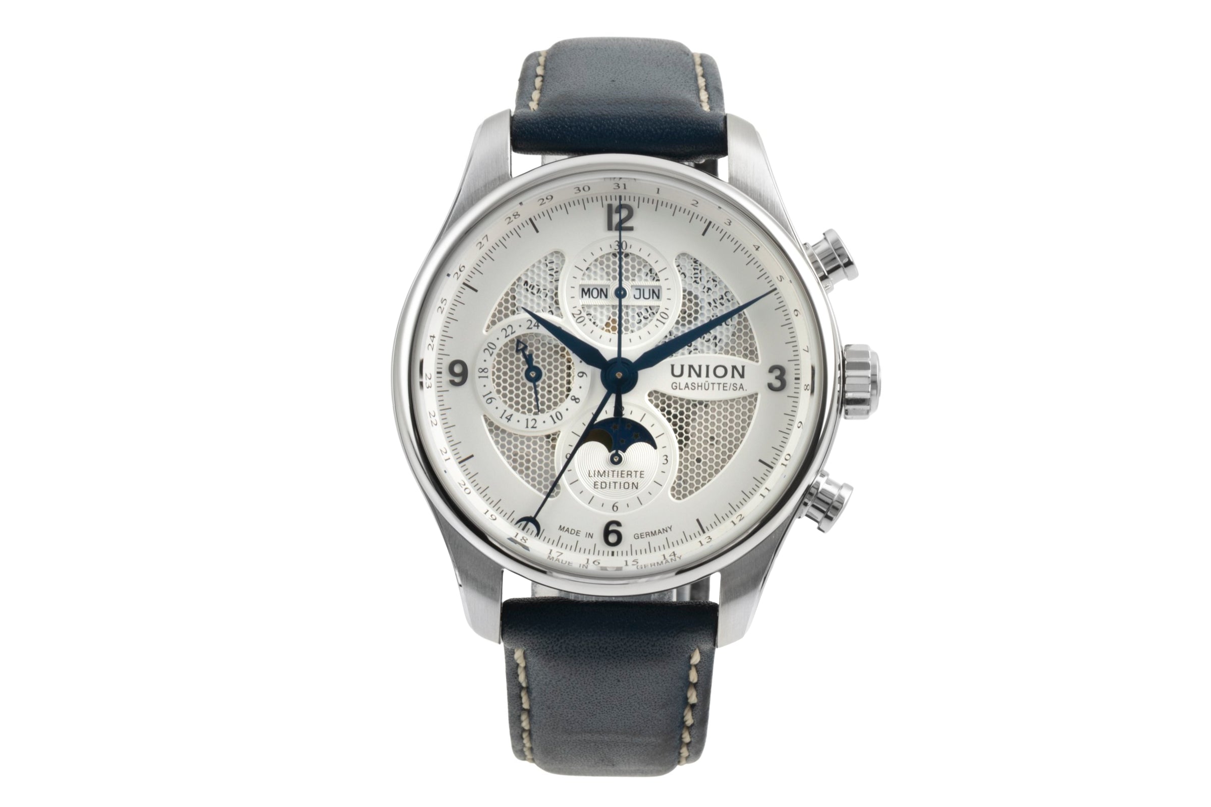Union Glashütte Belisar chronographe acier automatique montre pour hommes D009.425.17.017.09 Limited  [2603734]