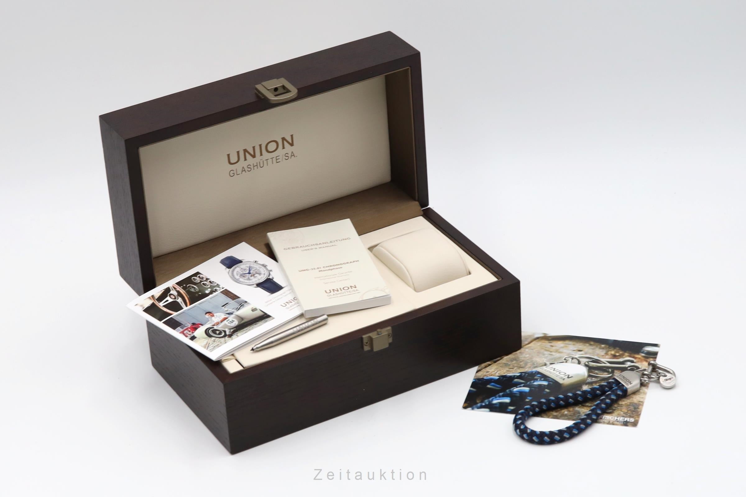 Union Glashütte Belisar cronógrafo acero automático reloj para caballeros D009.425.17.017.09 Limited  [2603734]