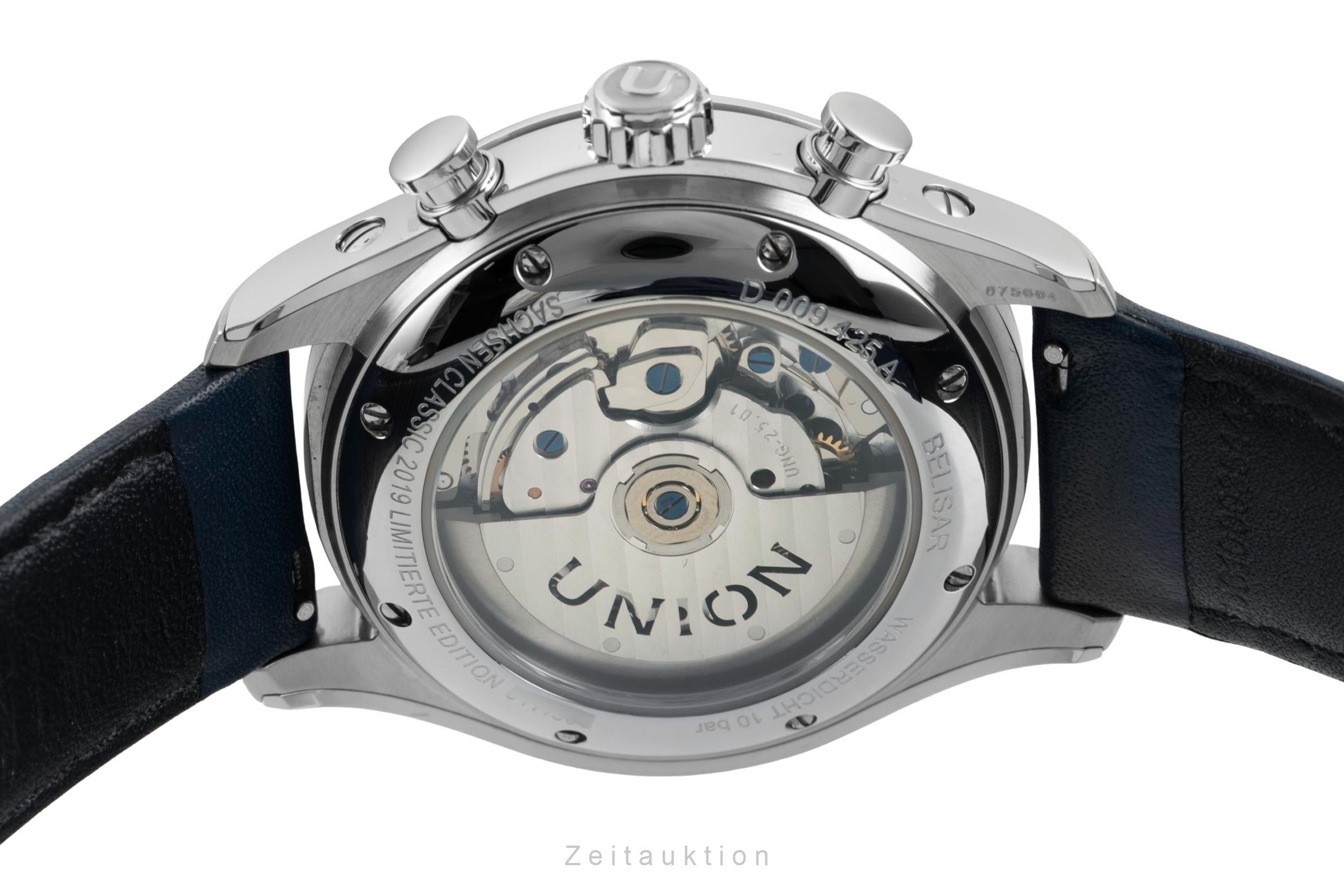 Union Glashütte Belisar cronógrafo acero automático reloj para caballeros D009.425.17.017.09 Limited  [2603734]