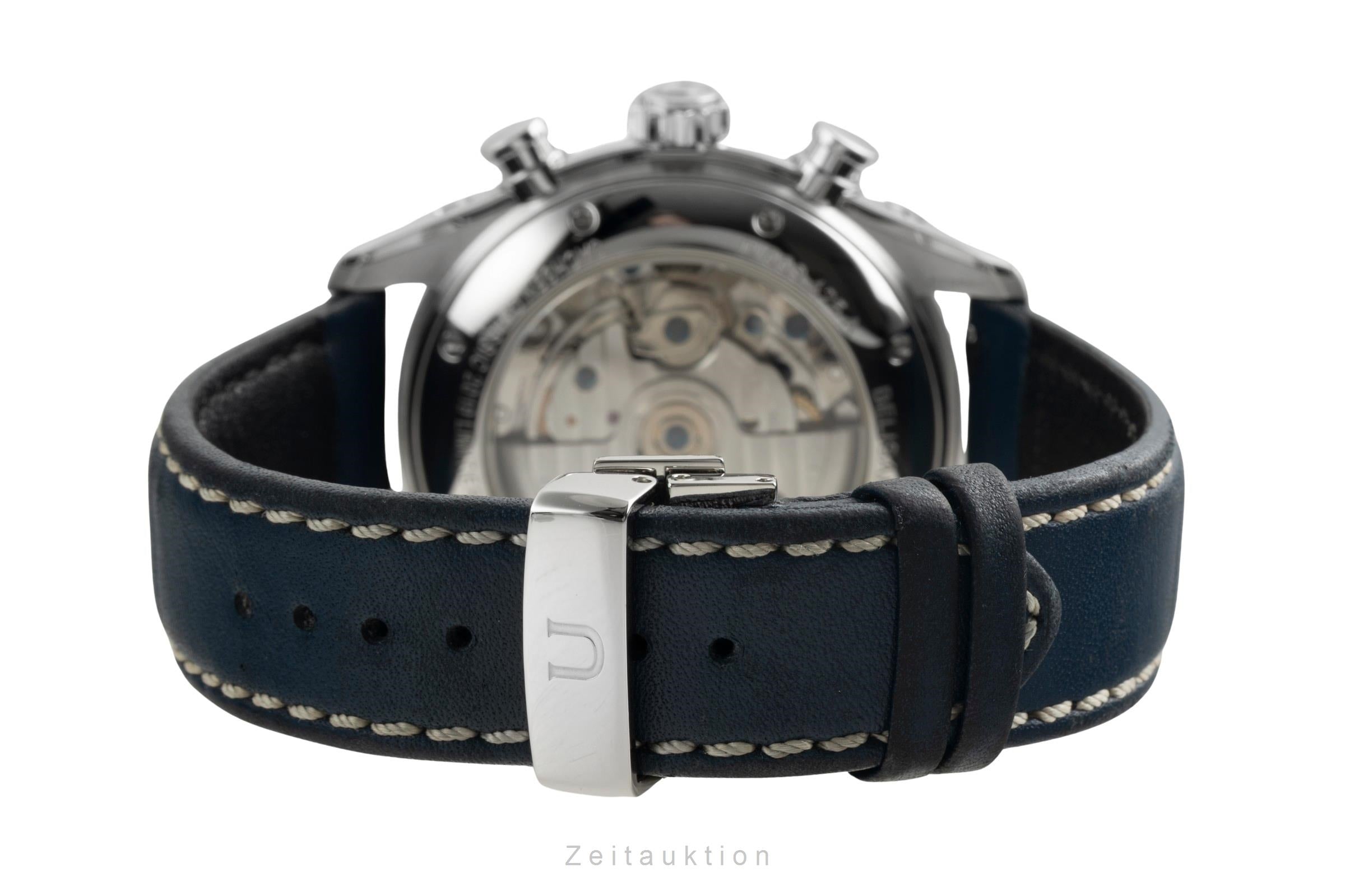 Union Glashütte Belisar cronógrafo acero automático reloj para caballeros D009.425.17.017.09 Limited  [2603734]