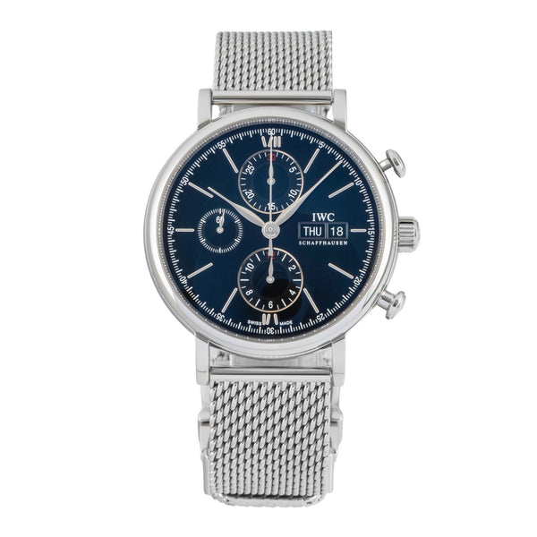 IWC Portofino chronographe acier automatique montre pour hommes IW391010  [2603735]