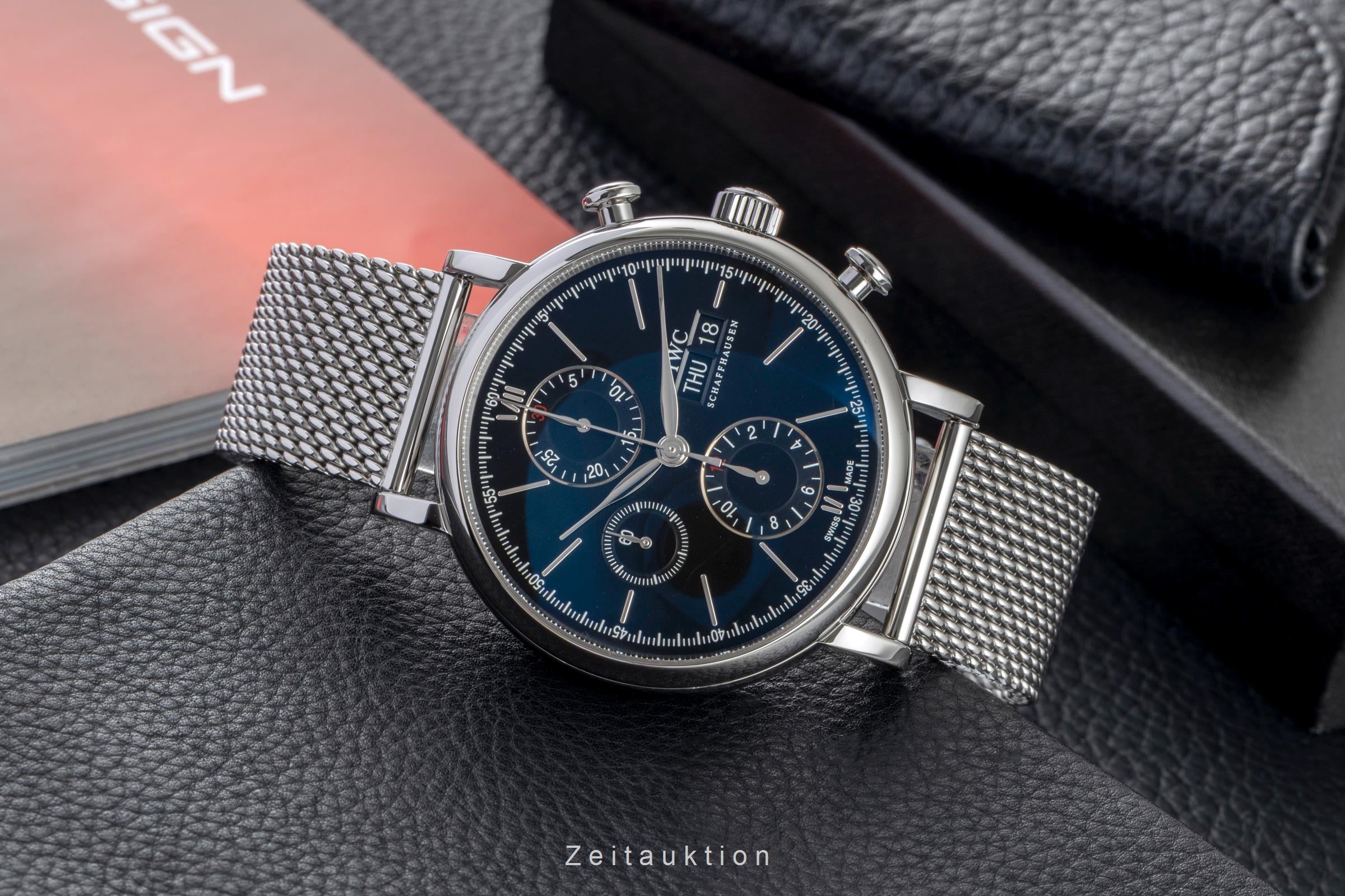 IWC Portofino chronographe acier automatique montre pour hommes IW391010  [2603735]
