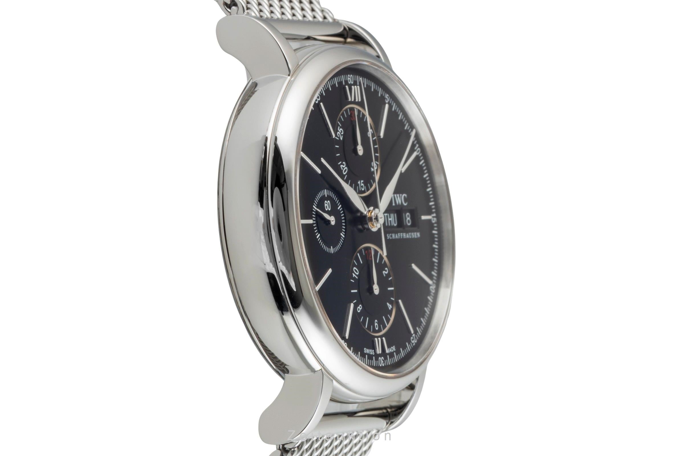 IWC Portofino chronographe acier automatique montre pour hommes IW391010  [2603735]