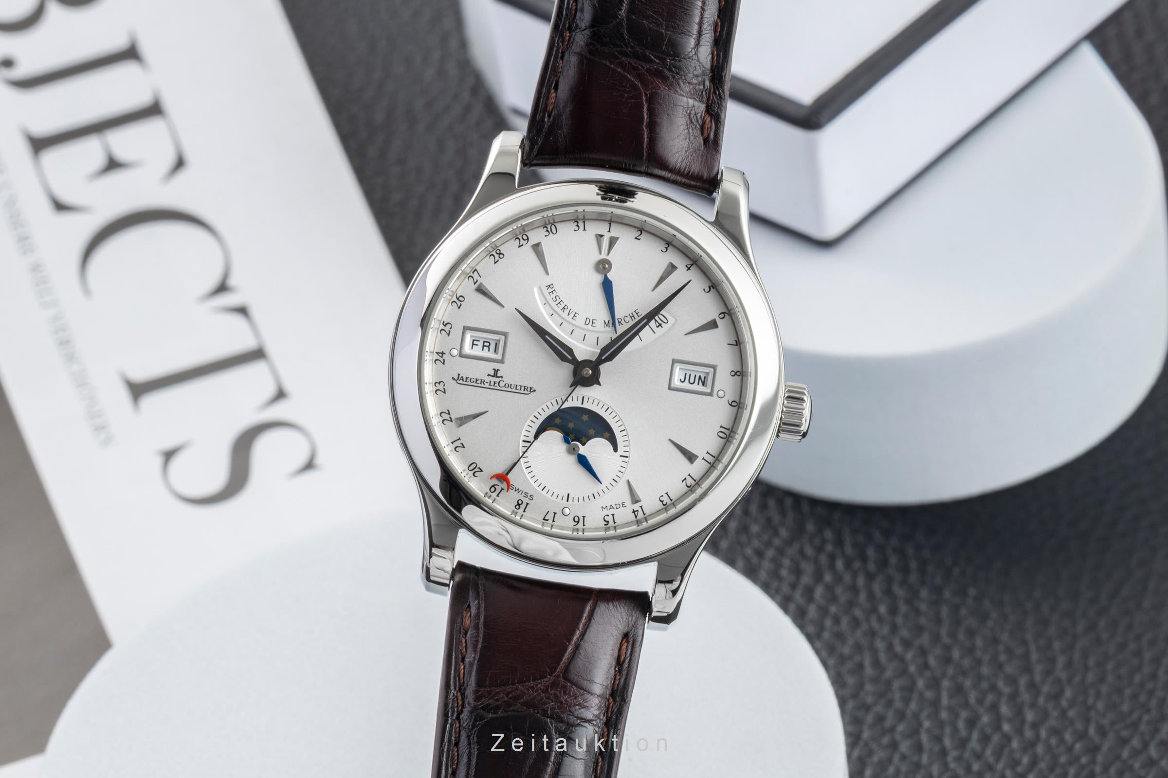 Jaeger LeCoultre Master Calendar steel automatic men's watch Q151842A,  147.8.41.S  [2603736]